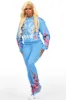 Dazarene Blue 2.0 Rhinestone Super Stacked Trackset sold by Rockstar Original