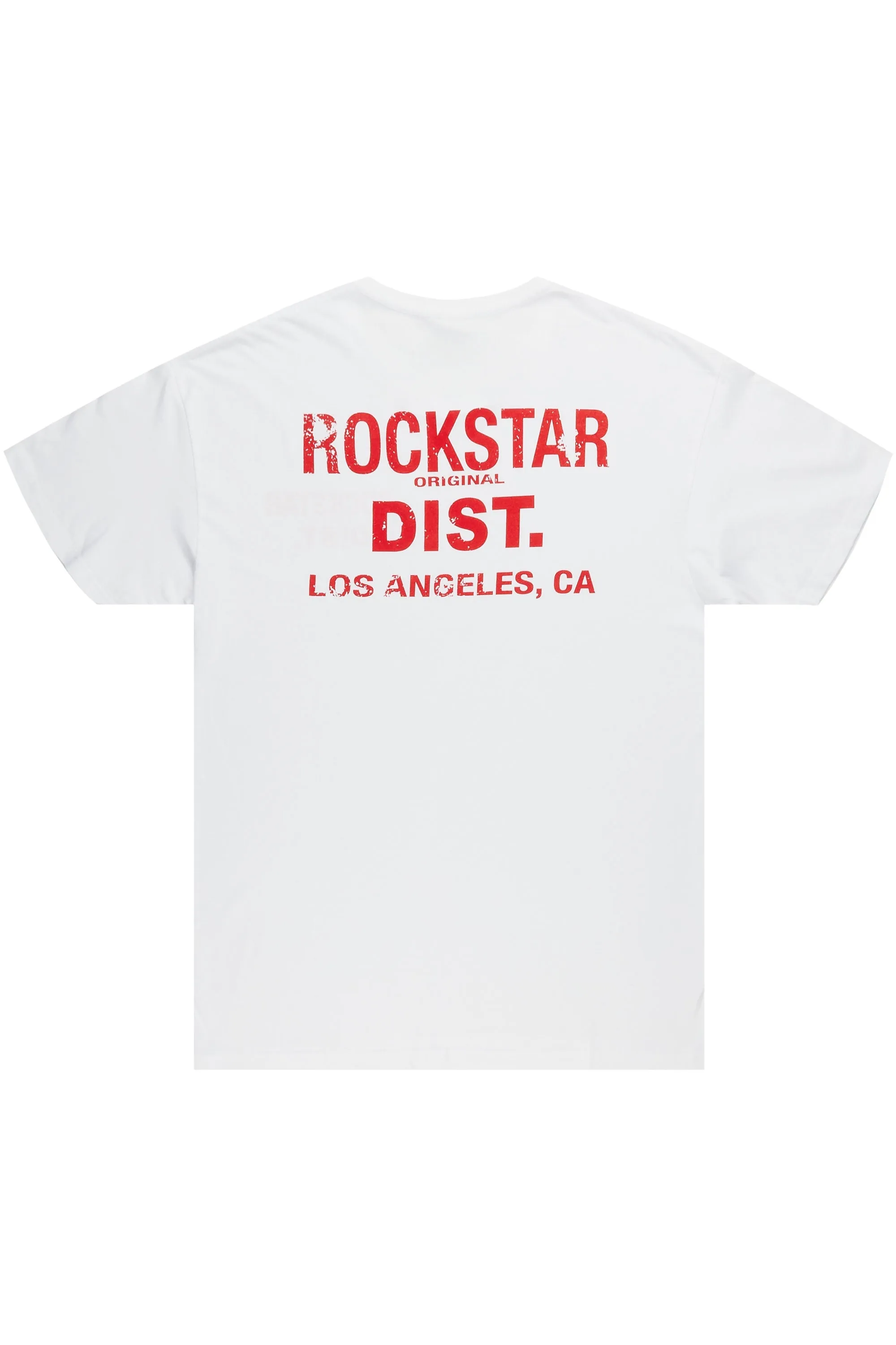 Dalasia White/Red Oversized Tee sold by Rockstar Original product image thumbnail 2