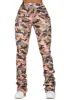 Alaysha Pink Camo Cargo Super Stacked PU Pant sold by Rockstar Original