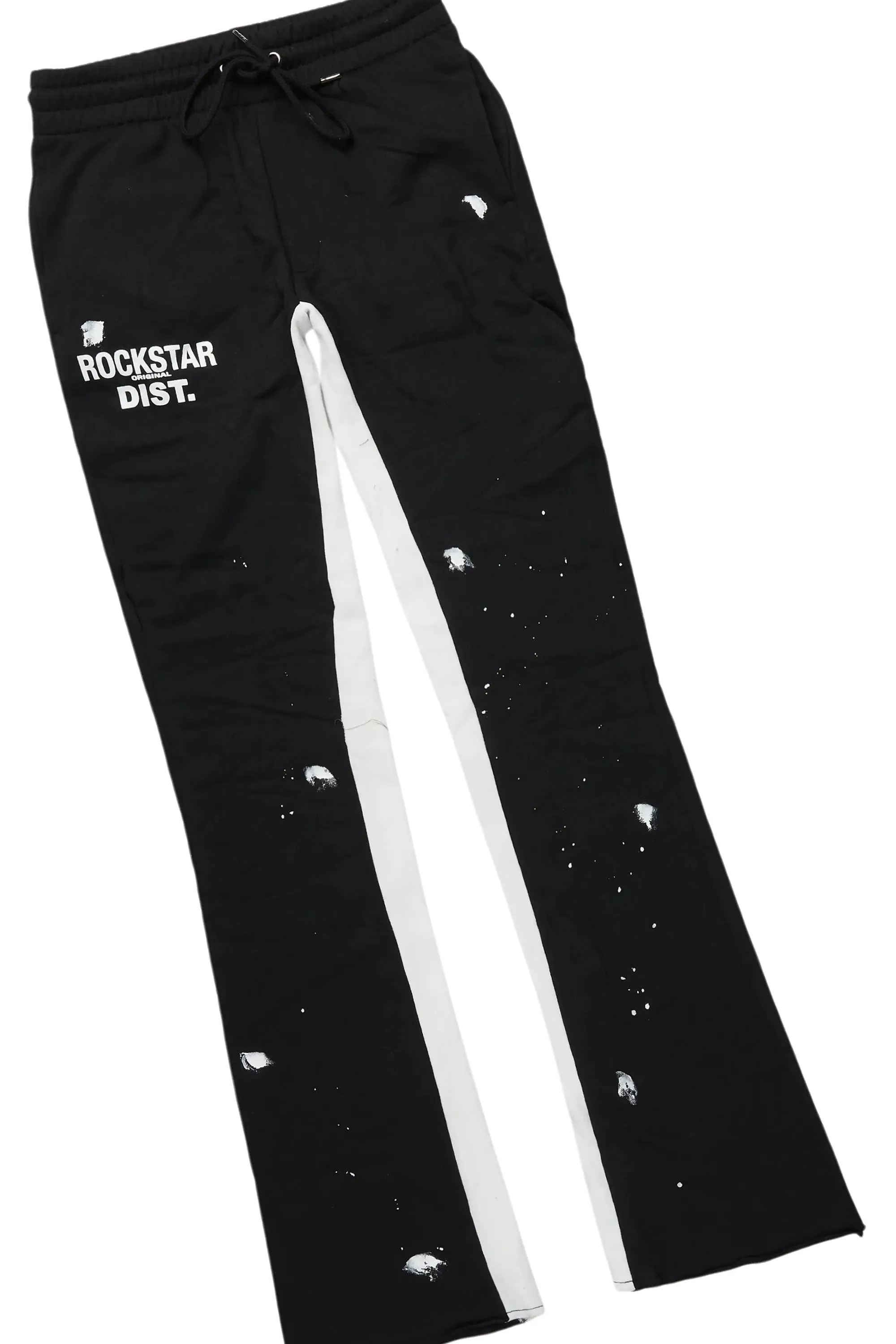 Raffer Black/White Hoodie Baggy Fit Pant Track Set sold by Rockstar Original product image thumbnail 3