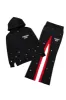 Raffer Black/Red Hoodie Baggy Fit Pant Track Set sold by Rockstar Original