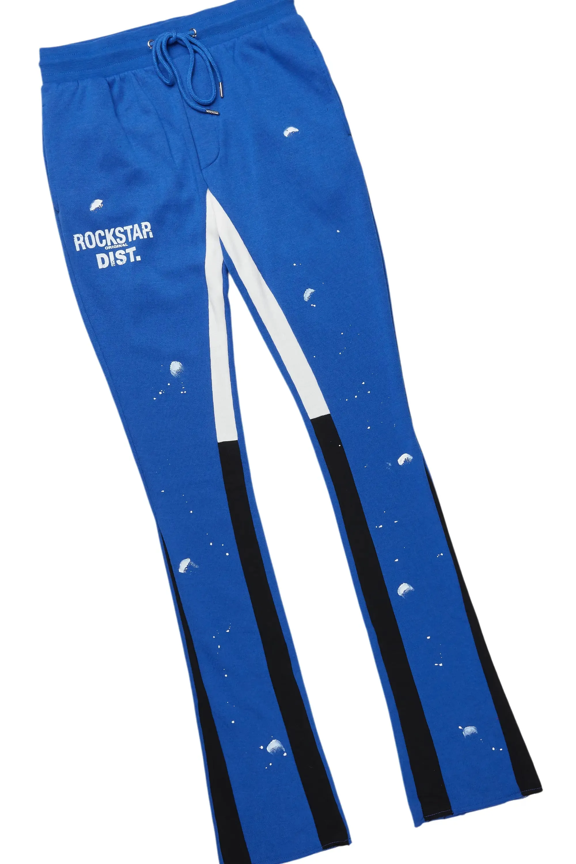 Raffer Royal Blue Hoodie/Stacked Flare Pant Set sold by Rockstar Original product image thumbnail 3