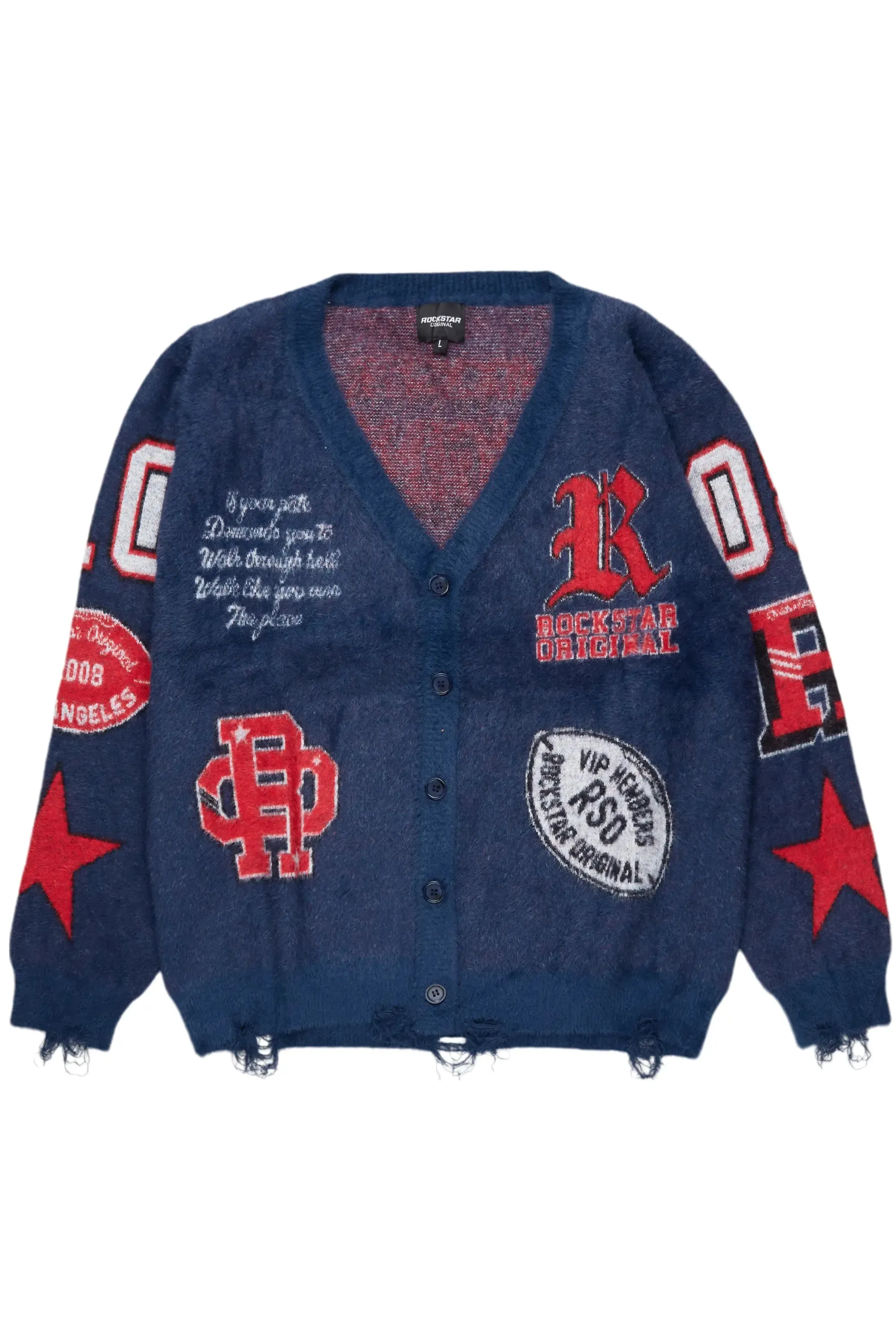 Delling Navy Knit Sweater sold by Rockstar Original