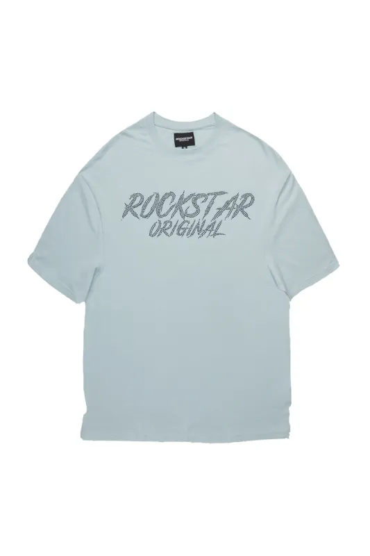 Cato Oversized Blue Crystal T-Shirt made by Rockstar Original