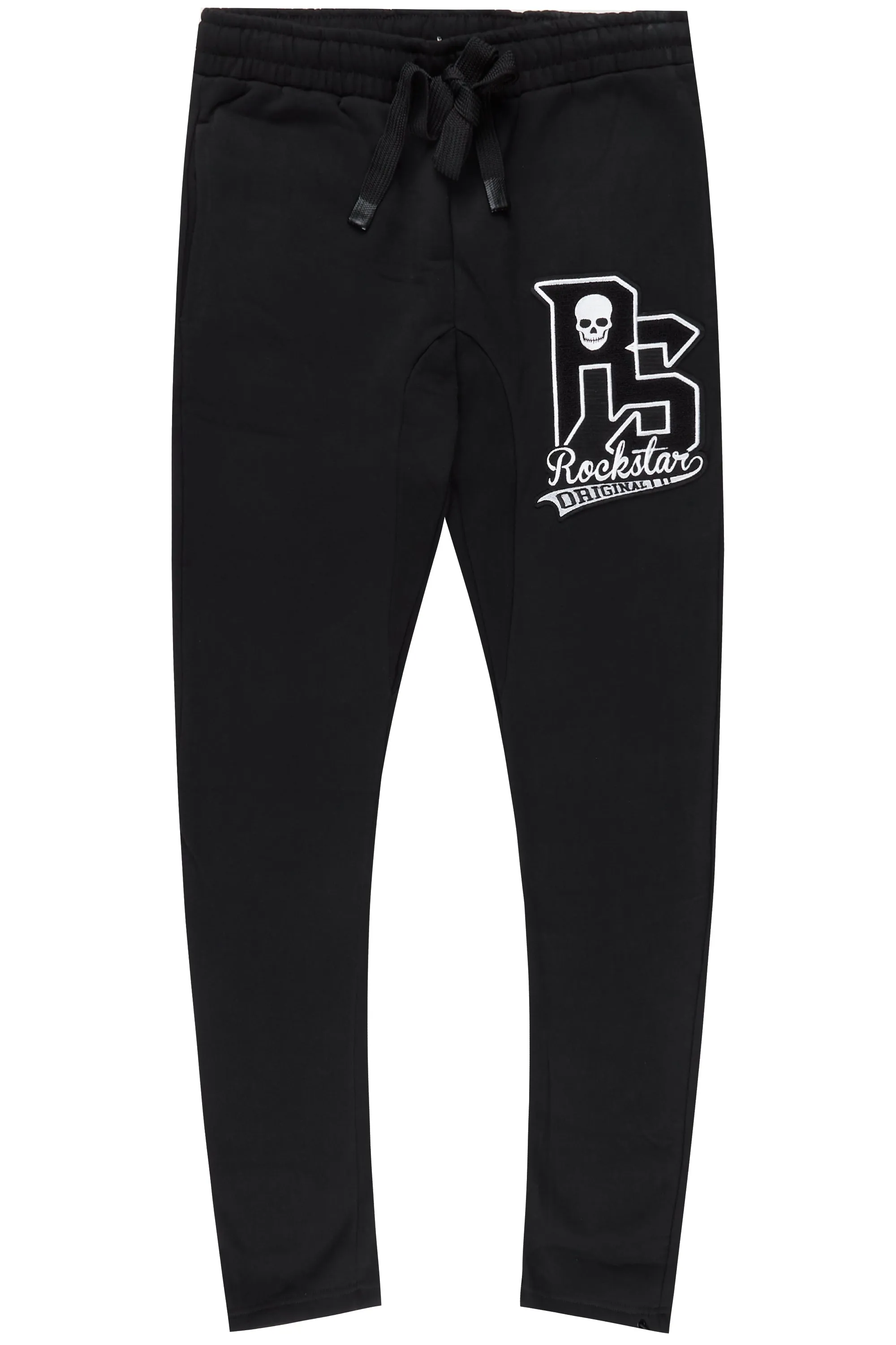 Marshawn Black Graphic Trackpant sold by Rockstar Original