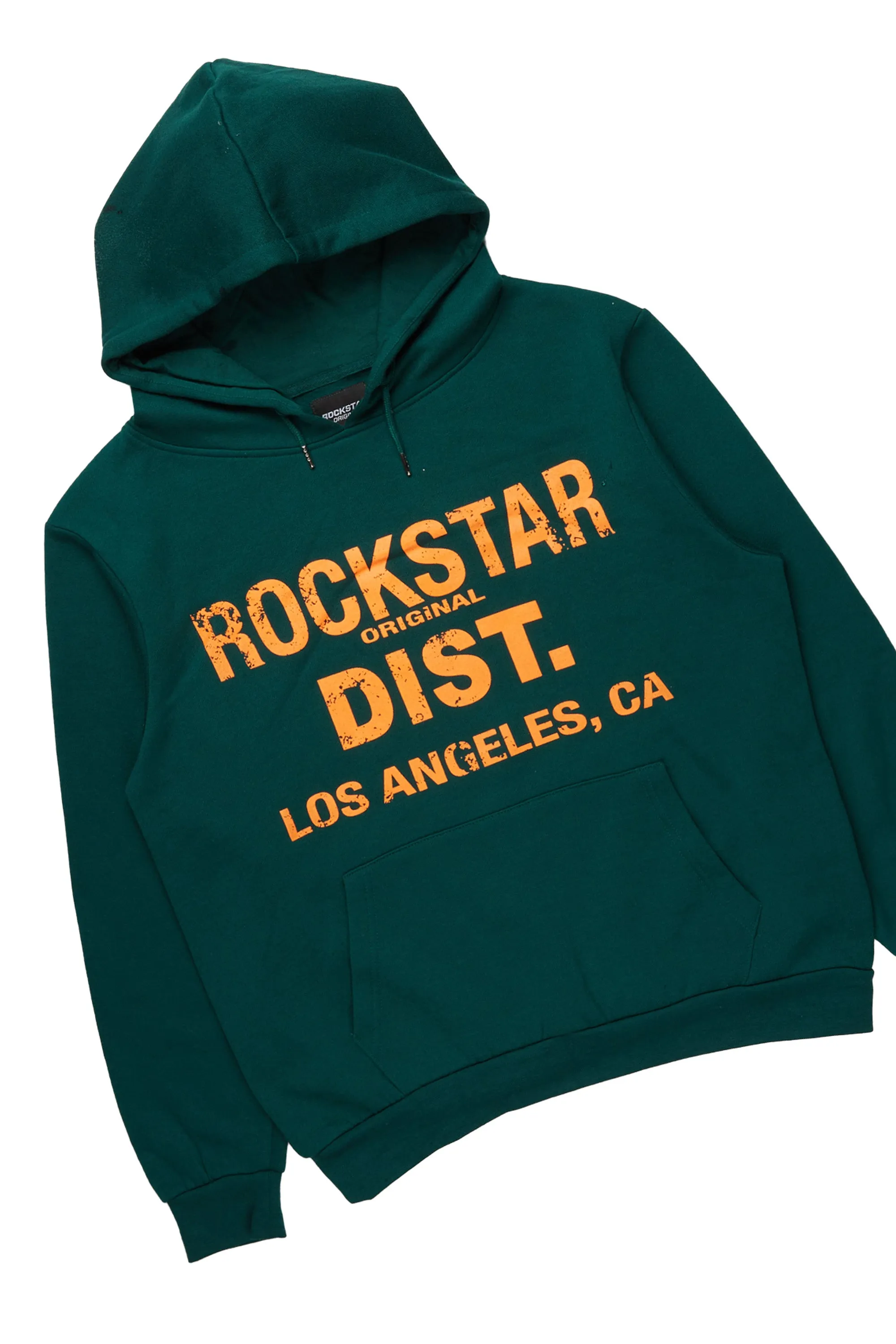 Lake Dark Green Hoodie/Stacked Flare Track Pant Set sold by Rockstar Original product image thumbnail 2