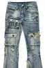 Boys Mabon Vintage Beige Hoodie/Stacked Flare Jean Set sold by Rockstar Original