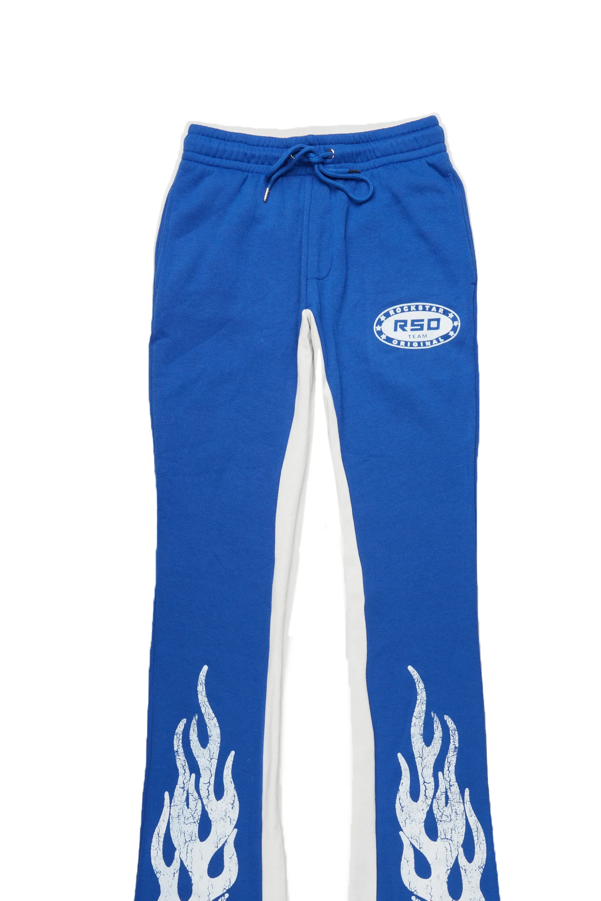 Amos Royal Blue Hoodie/Baggy Track Pant Set sold by Rockstar Original product image thumbnail 3