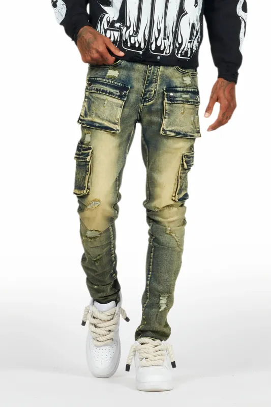 Kap Tint Wash Cargo Jean sold by Rockstar Original