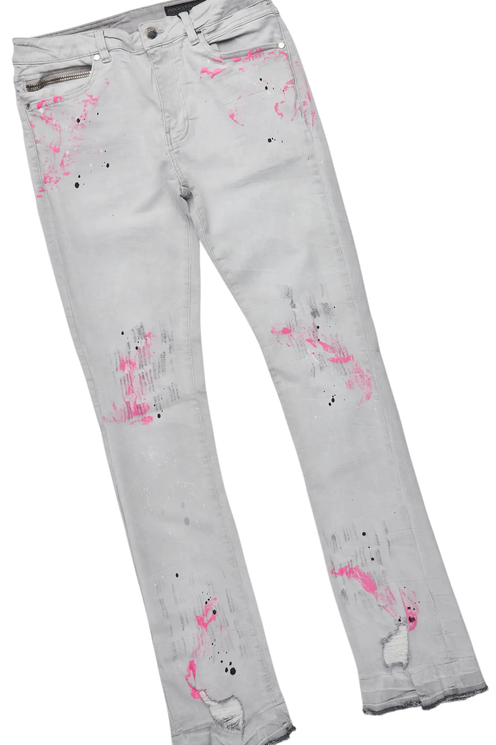 Fields Black Double Layer T-Shirt/Stacked Flare Jean Set sold by Rockstar Original product image thumbnail 3