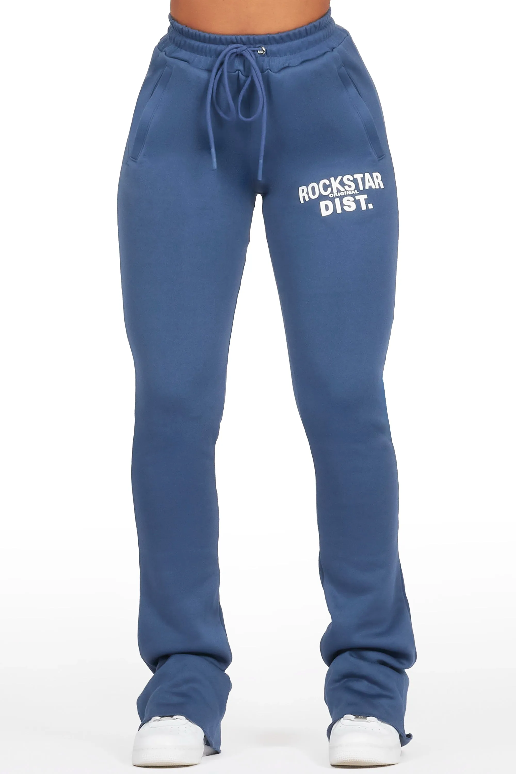 Juliana Navy Super Stacked Track Pant sold by Rockstar Original