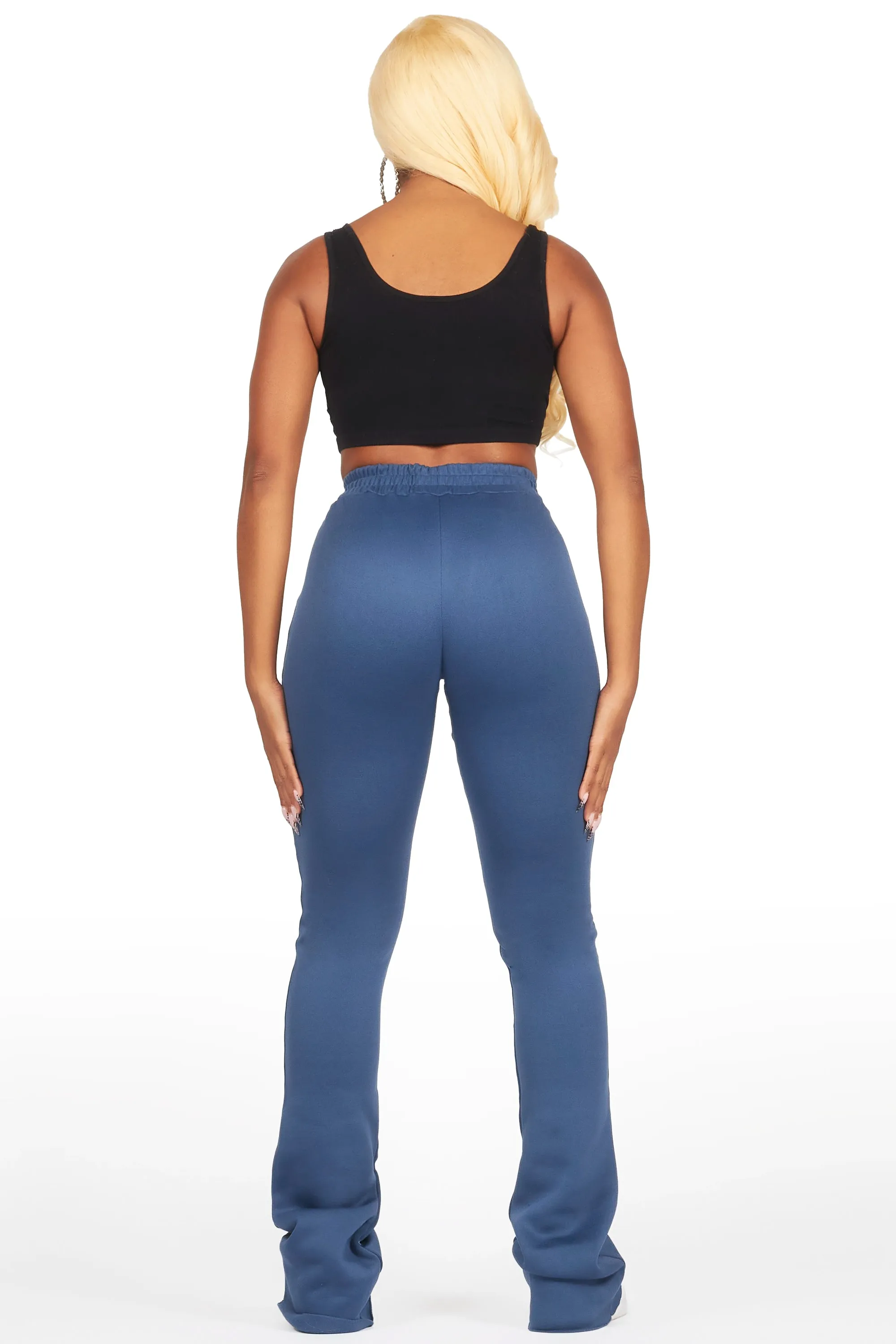 Juliana Navy Super Stacked Track Pant sold by Rockstar Original product image thumbnail 5