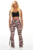 Rakesha Pink/Green Camo Cargo Super Stacked Jean sold by Rockstar Original