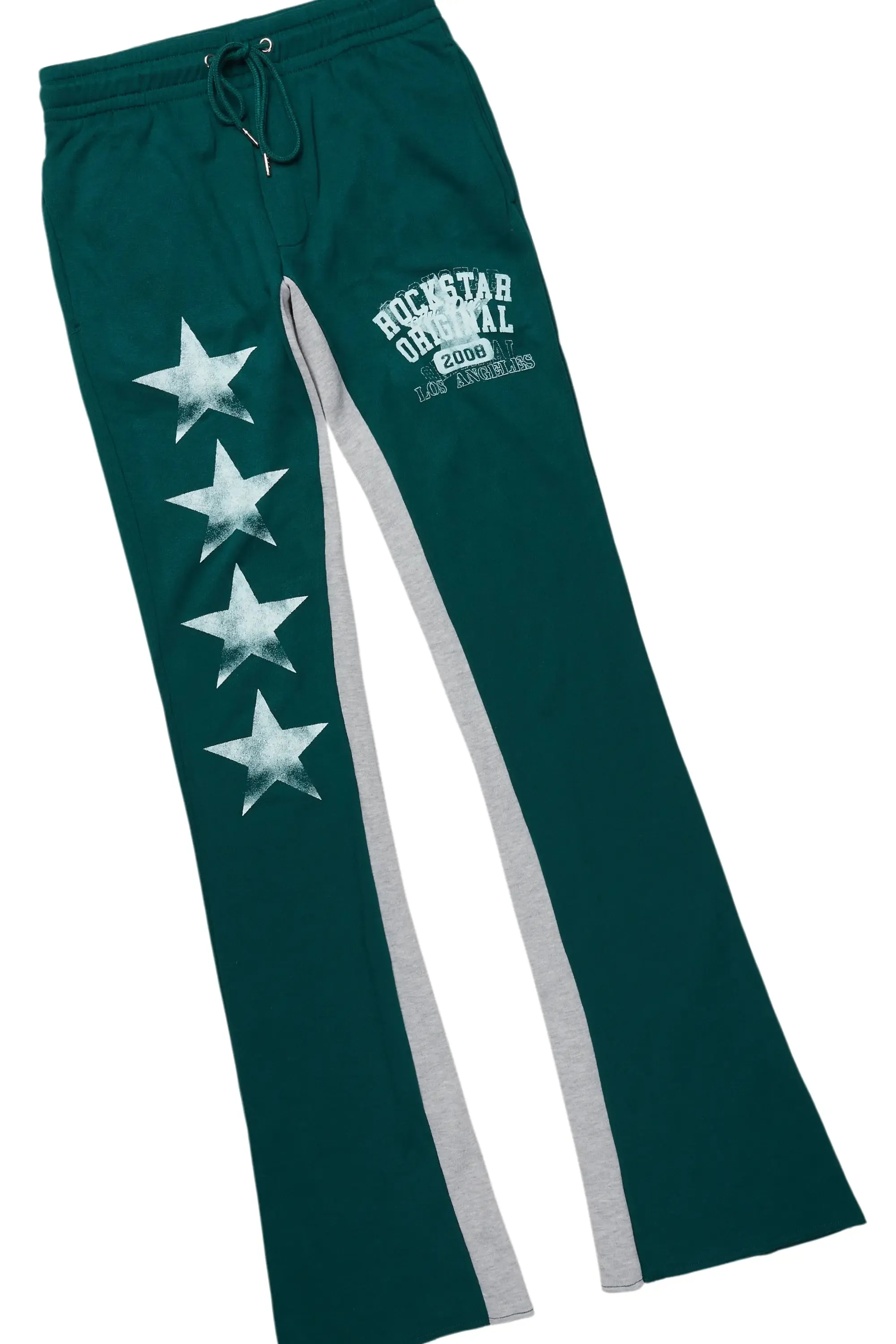 Greil Dark Green Hoodie/Baggy Track Pant Set sold by Rockstar Original product image thumbnail 3