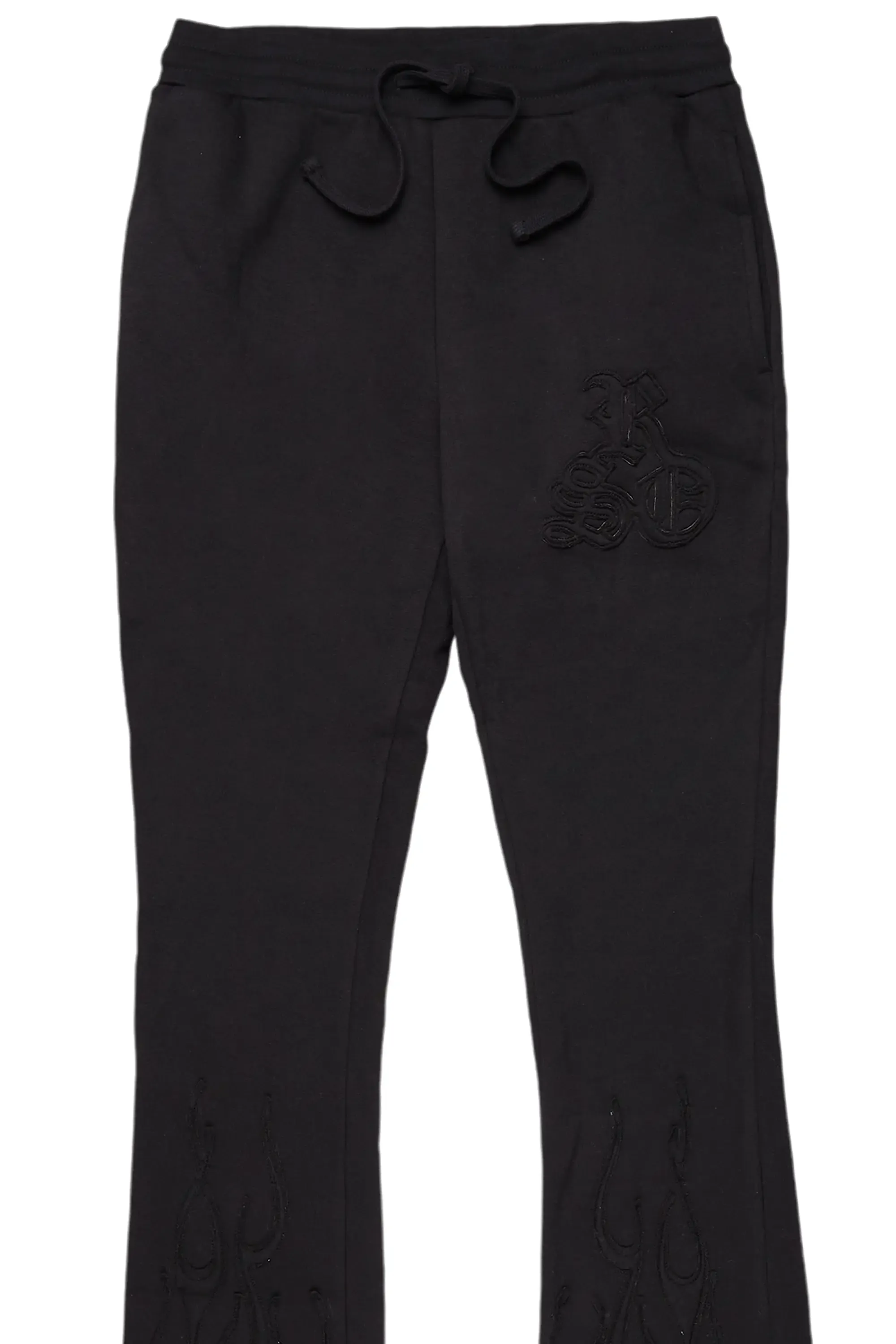 Holden Black Stacked Flare Trackpant sold by Rockstar Original product image thumbnail 2