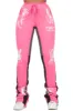 Filipa Hot Pink Stacked Flare Pant sold by Rockstar Original