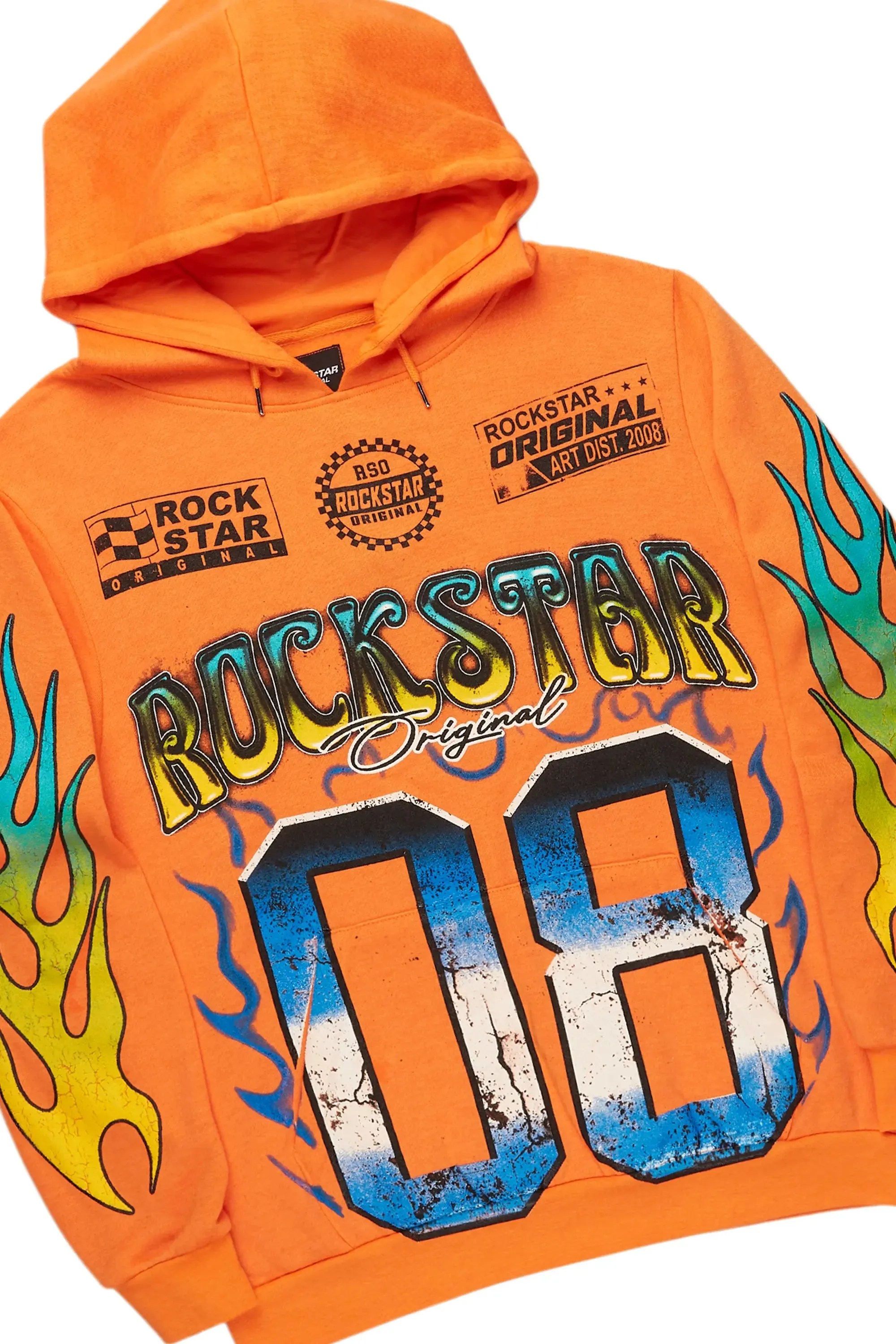 Quito Orange Hoodie/Baggy Track Pant Set sold by Rockstar Original product image thumbnail 2