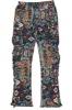 Ayami Blue Slim Tapestry Flare Jean sold by Rockstar Original
