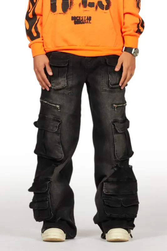 Zorig Black Baggy Fit Jean sold by Rockstar Original