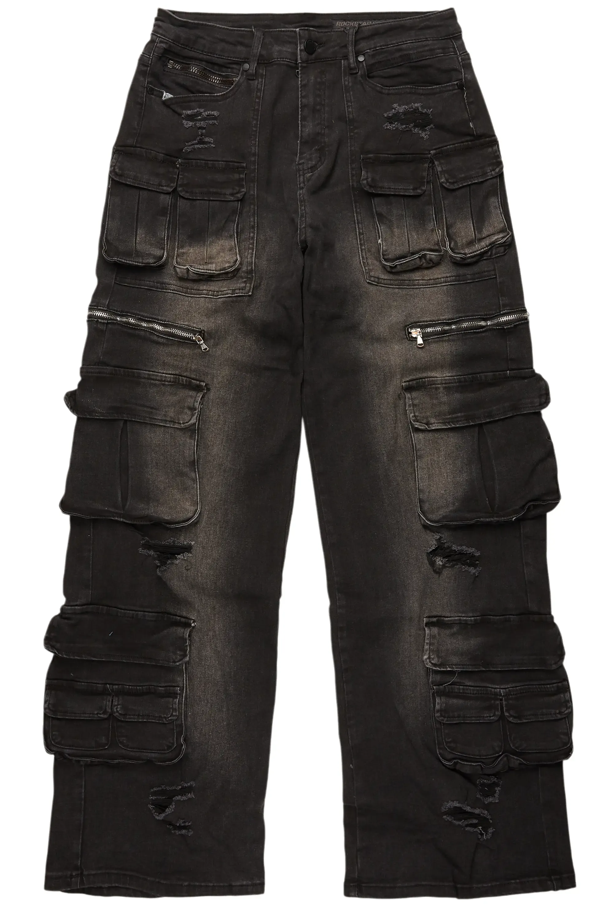Zorig Black Baggy Fit Jean sold by Rockstar Original product image thumbnail 2