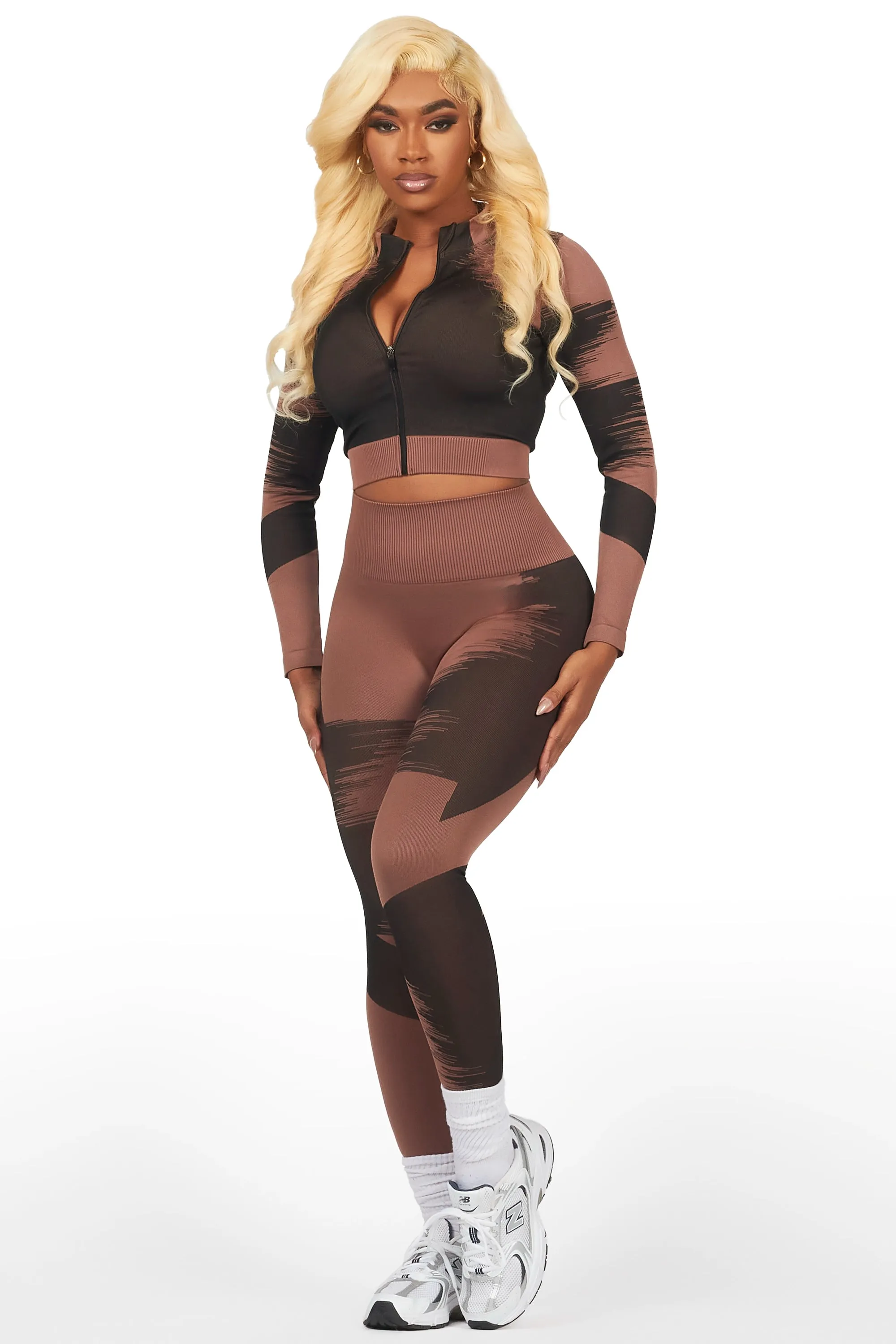 Alishia Mocha Active Set sold by Rockstar Original product image thumbnail 3