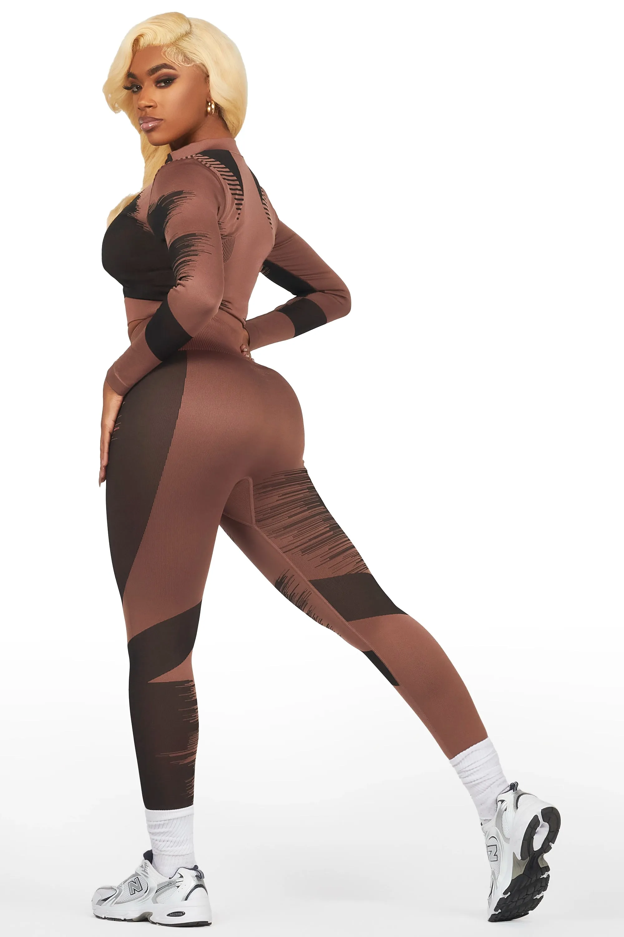Alishia Mocha Active Set sold by Rockstar Original product image thumbnail 5