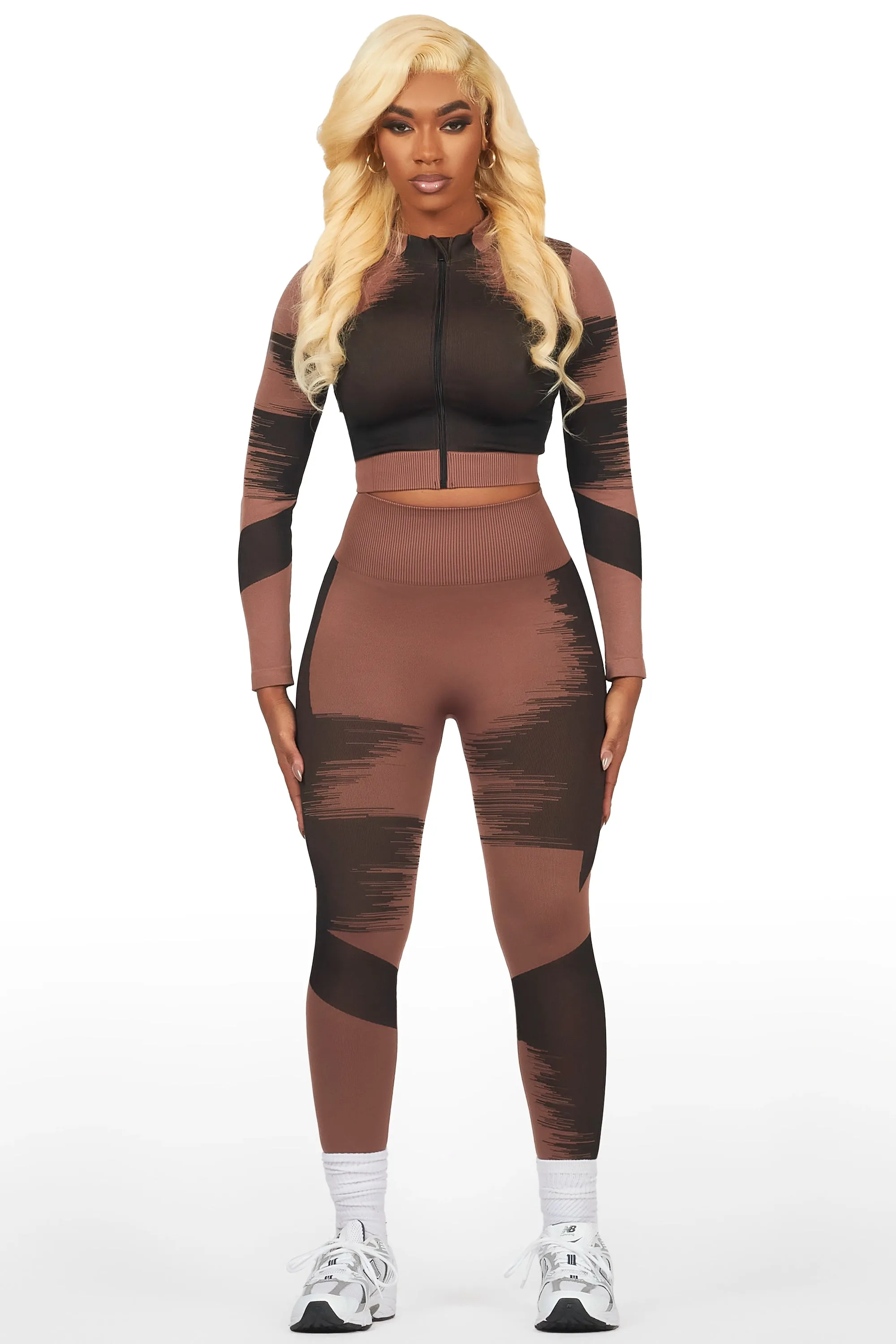 Alishia Mocha Active Set sold by Rockstar Original product image thumbnail 2