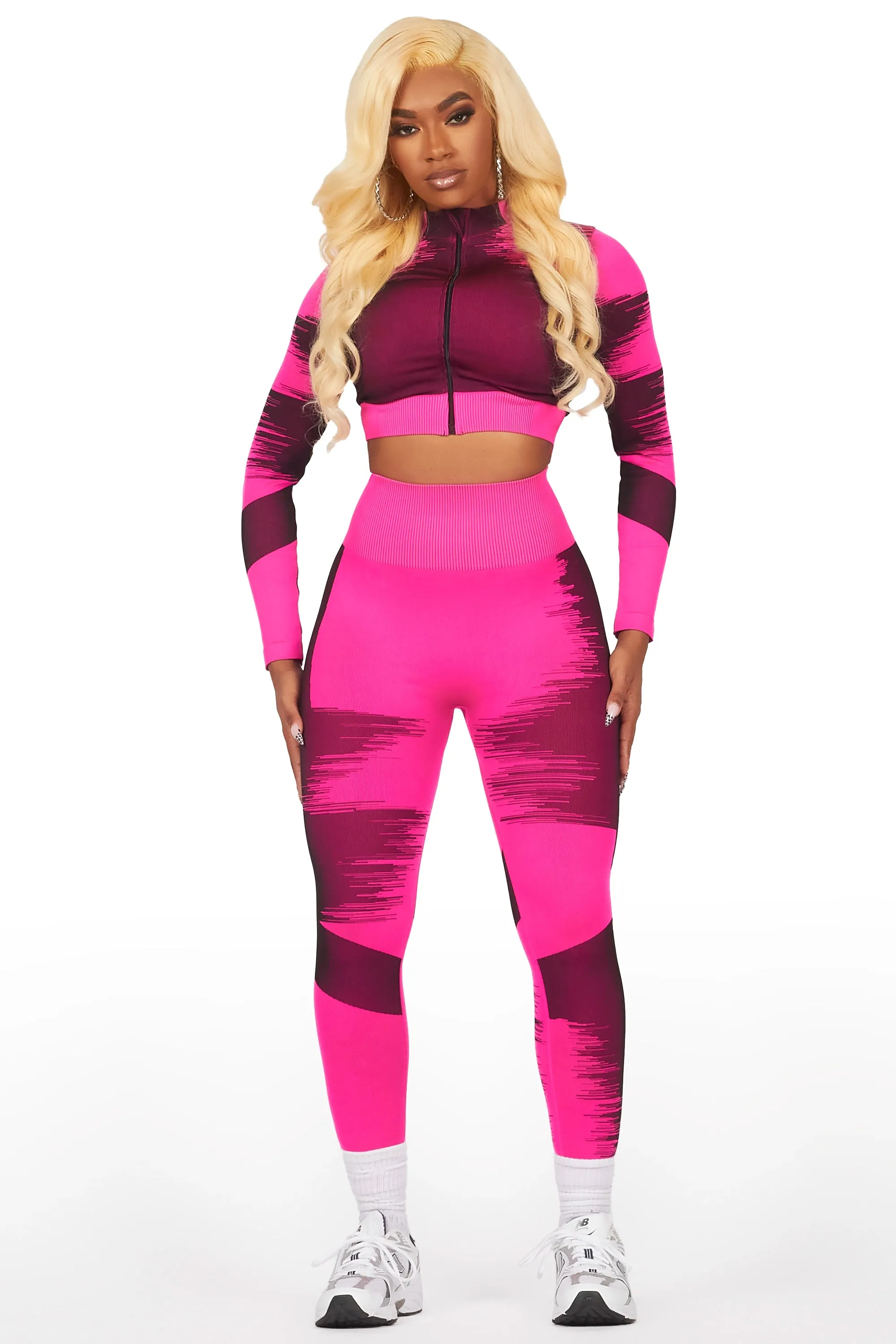 Alishia Fuchsia Active Set sold by Rockstar Original
