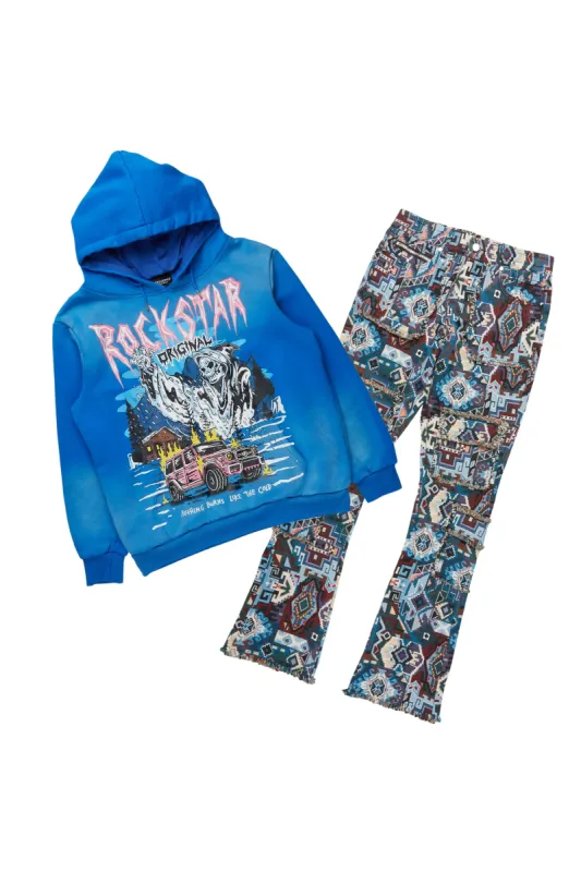 Kip Royal Blue Hoodie & Tayami Tapestry Jean Bundle sold by Rockstar Original