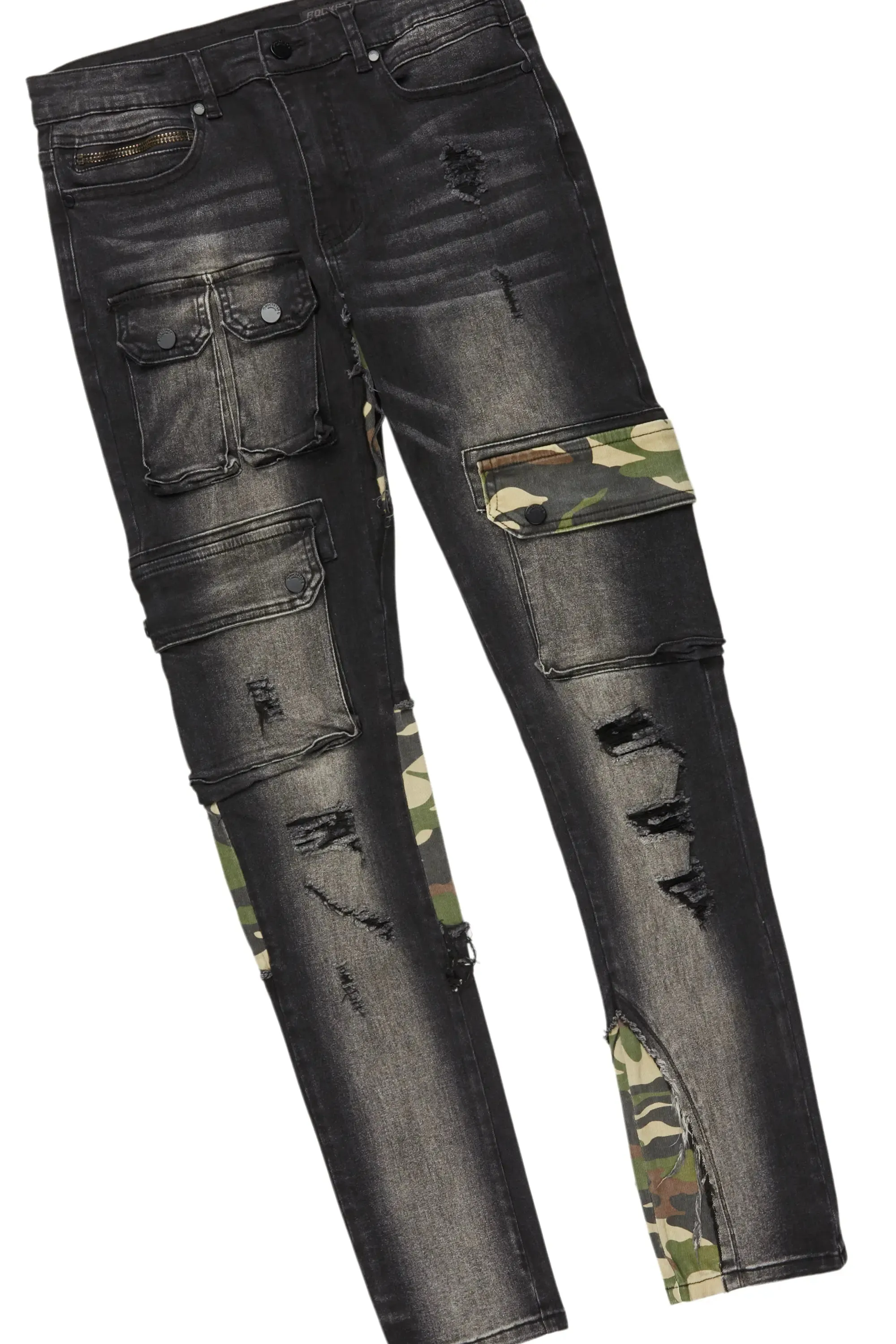 Barrett Black Hoodie & Zeta Slim Fit Jean Bundle sold by Rockstar Original product image thumbnail 4