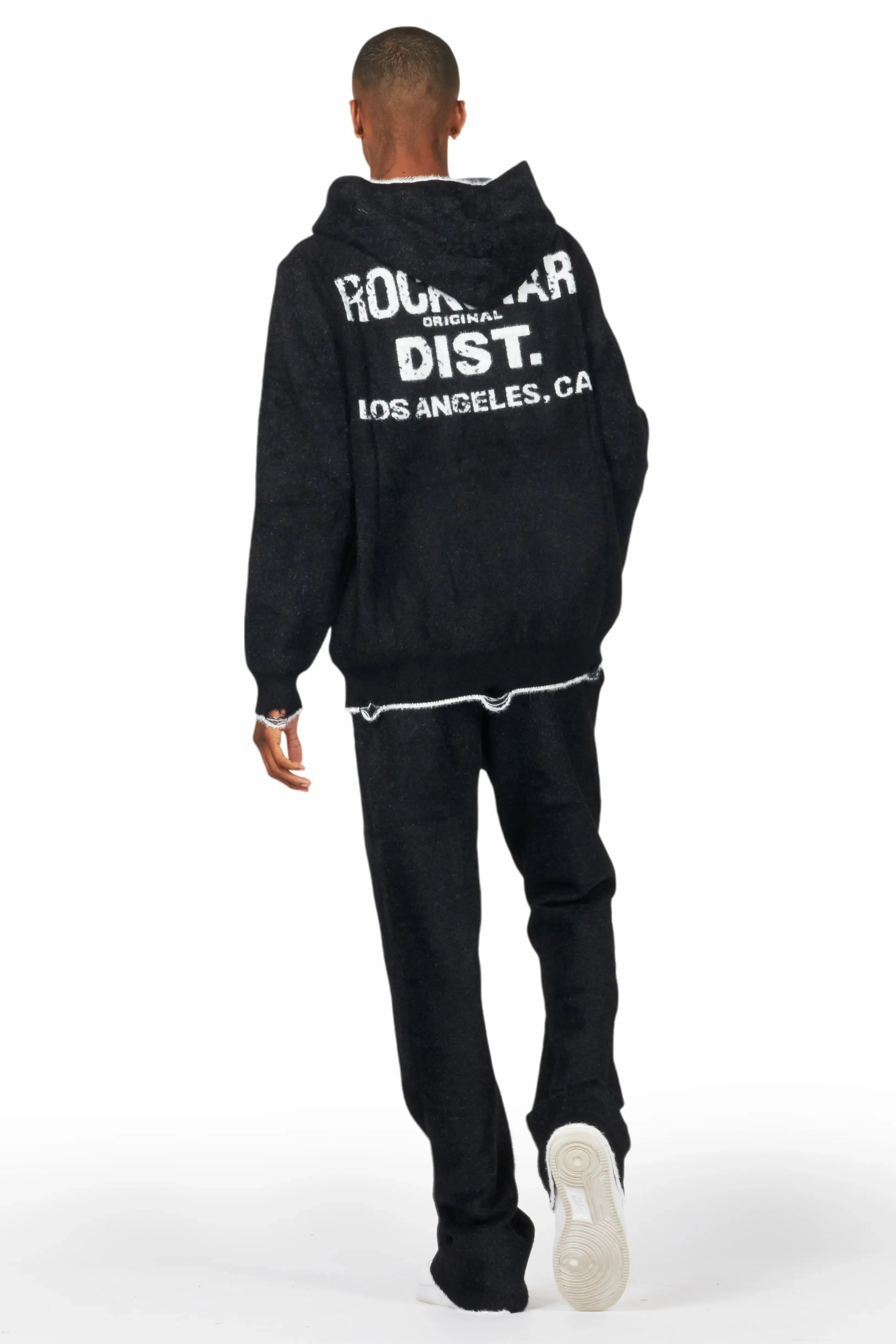 Lake Mohair Black Knit Track set sold by Rockstar Original product image thumbnail 4