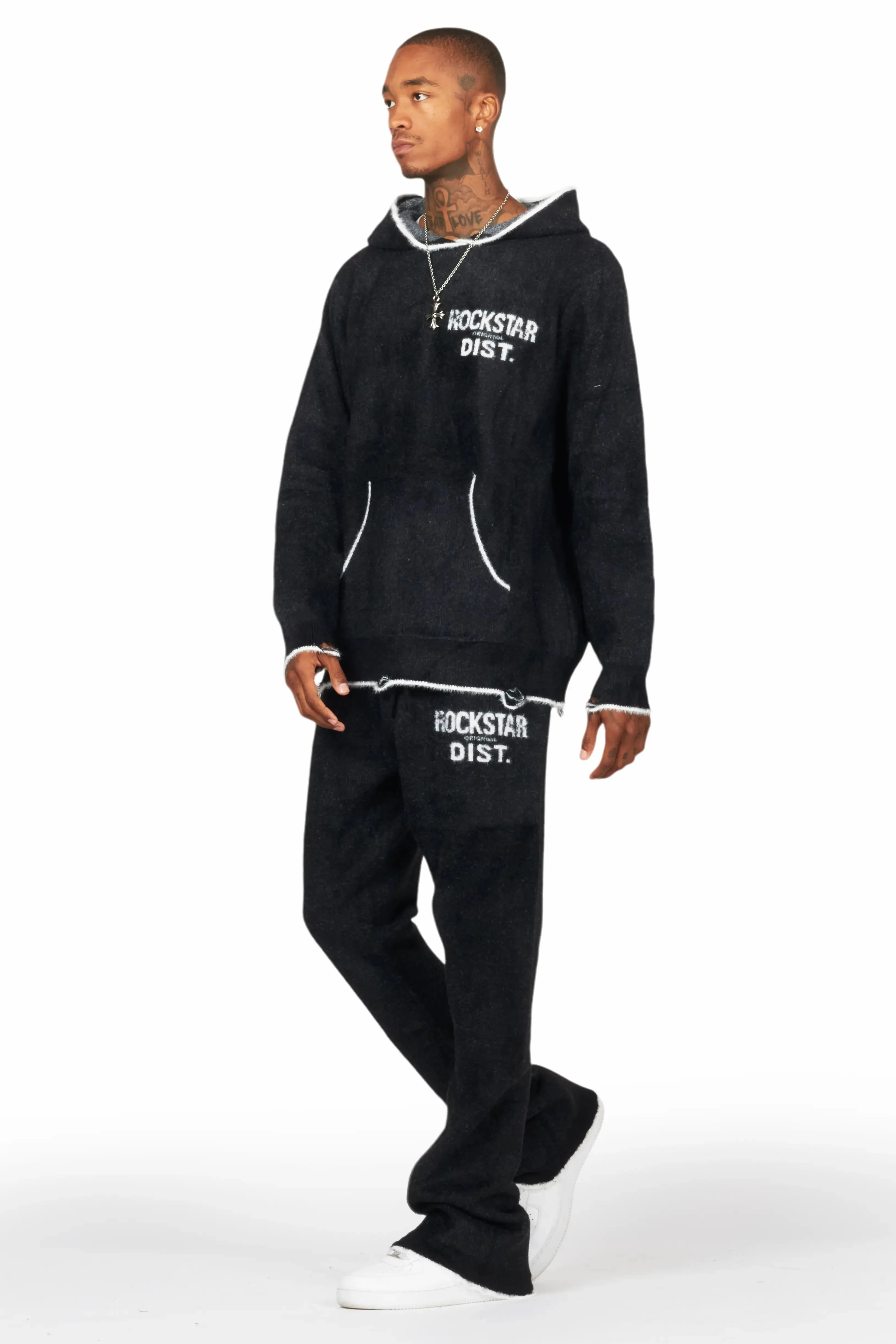 Lake Mohair Black Knit Track set sold by Rockstar Original product image thumbnail 5