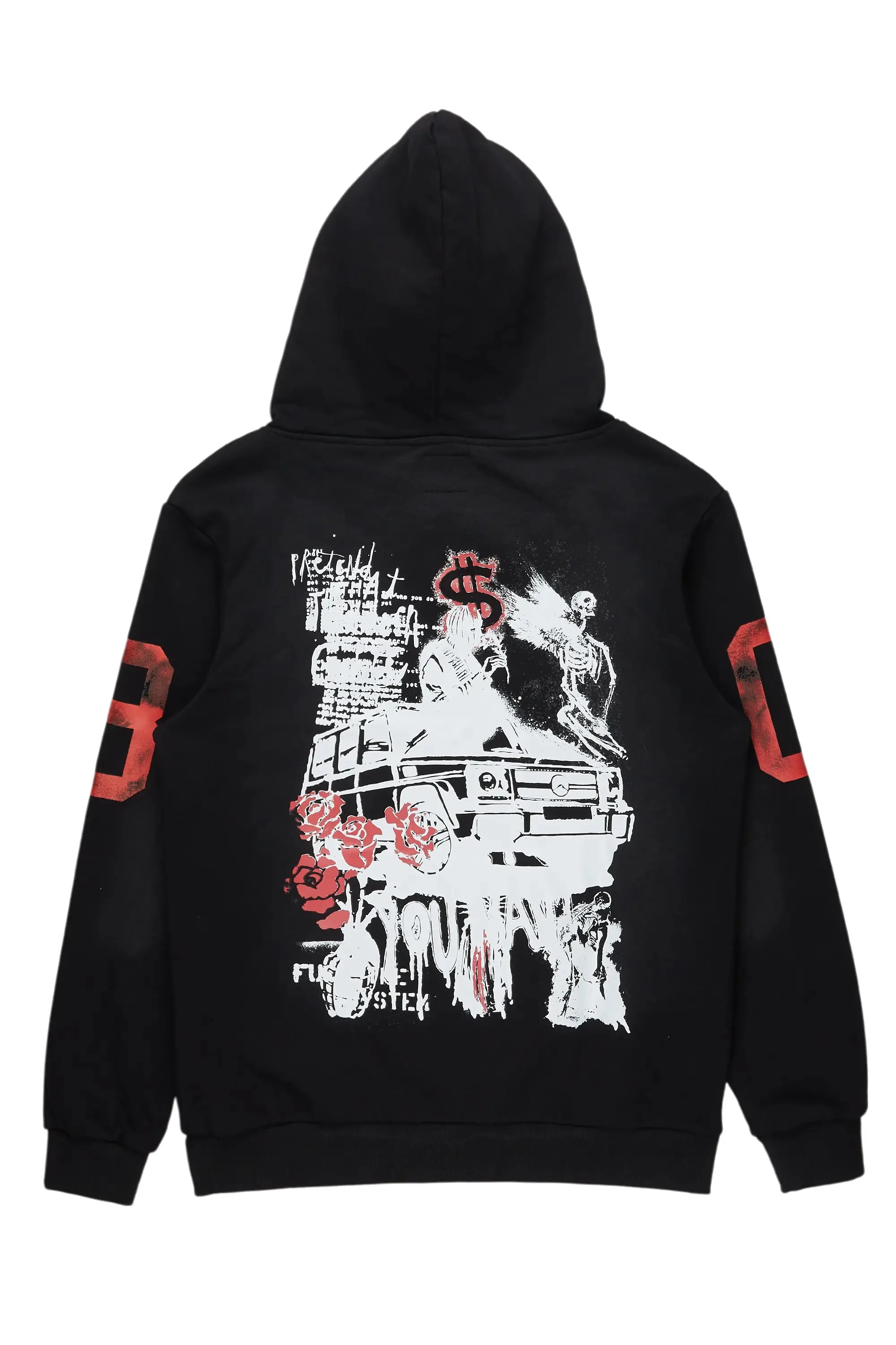 Grill Black Graphic Hoodie sold by Rockstar Original product image thumbnail 3