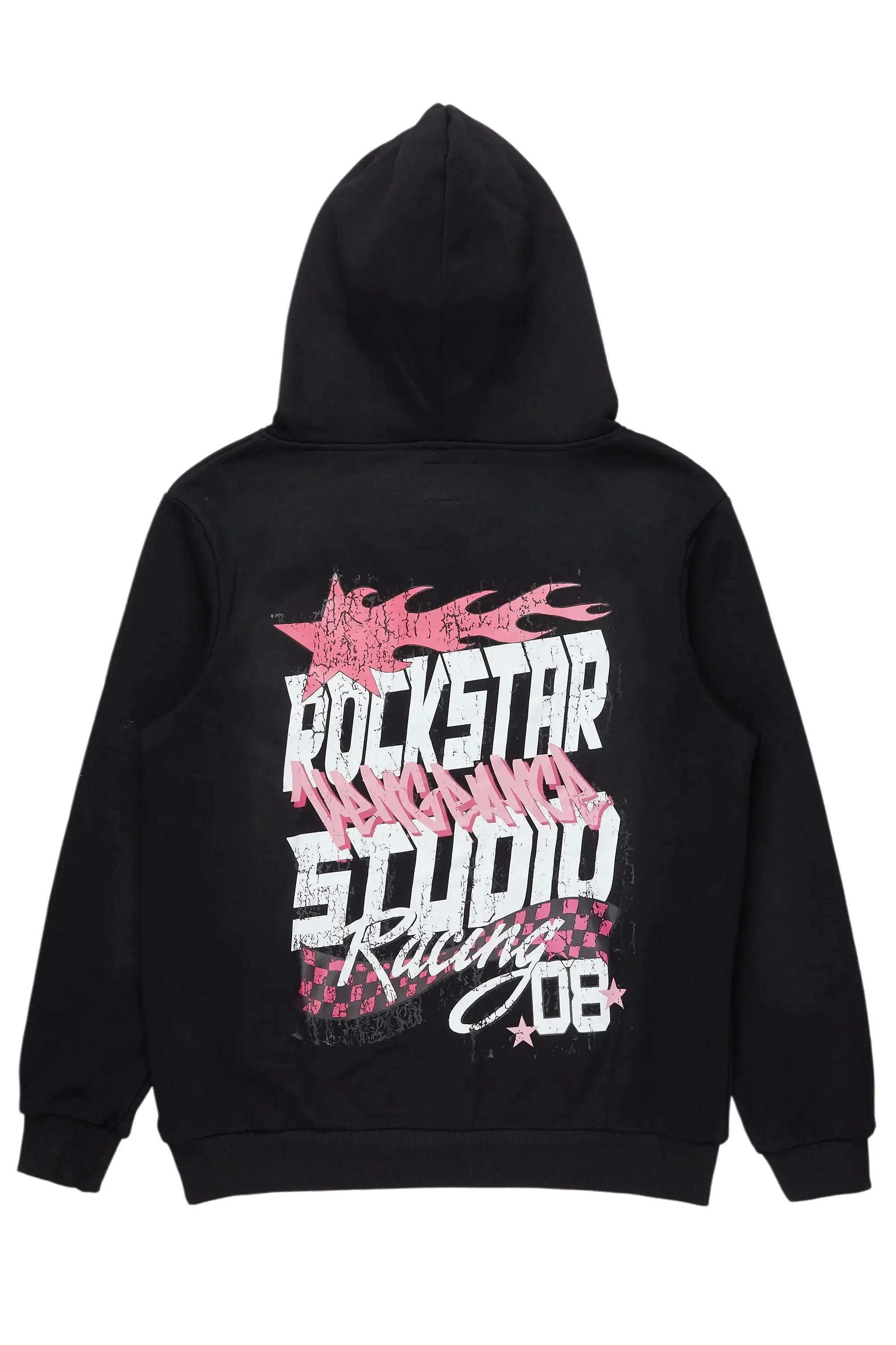 Anneso Black Graphic Hoodie sold by Rockstar Original product image thumbnail 3