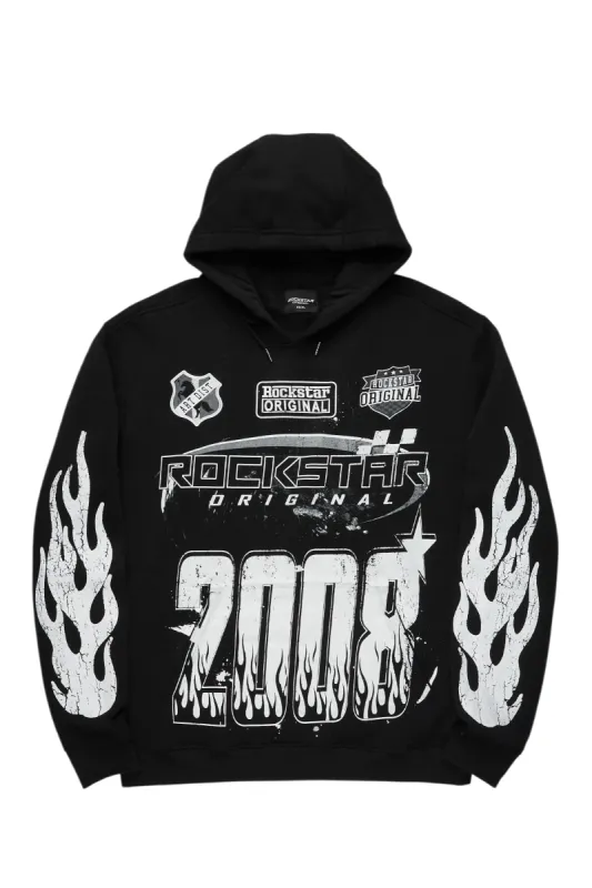 Amos Black Graphic Hoodie sold by Rockstar Original