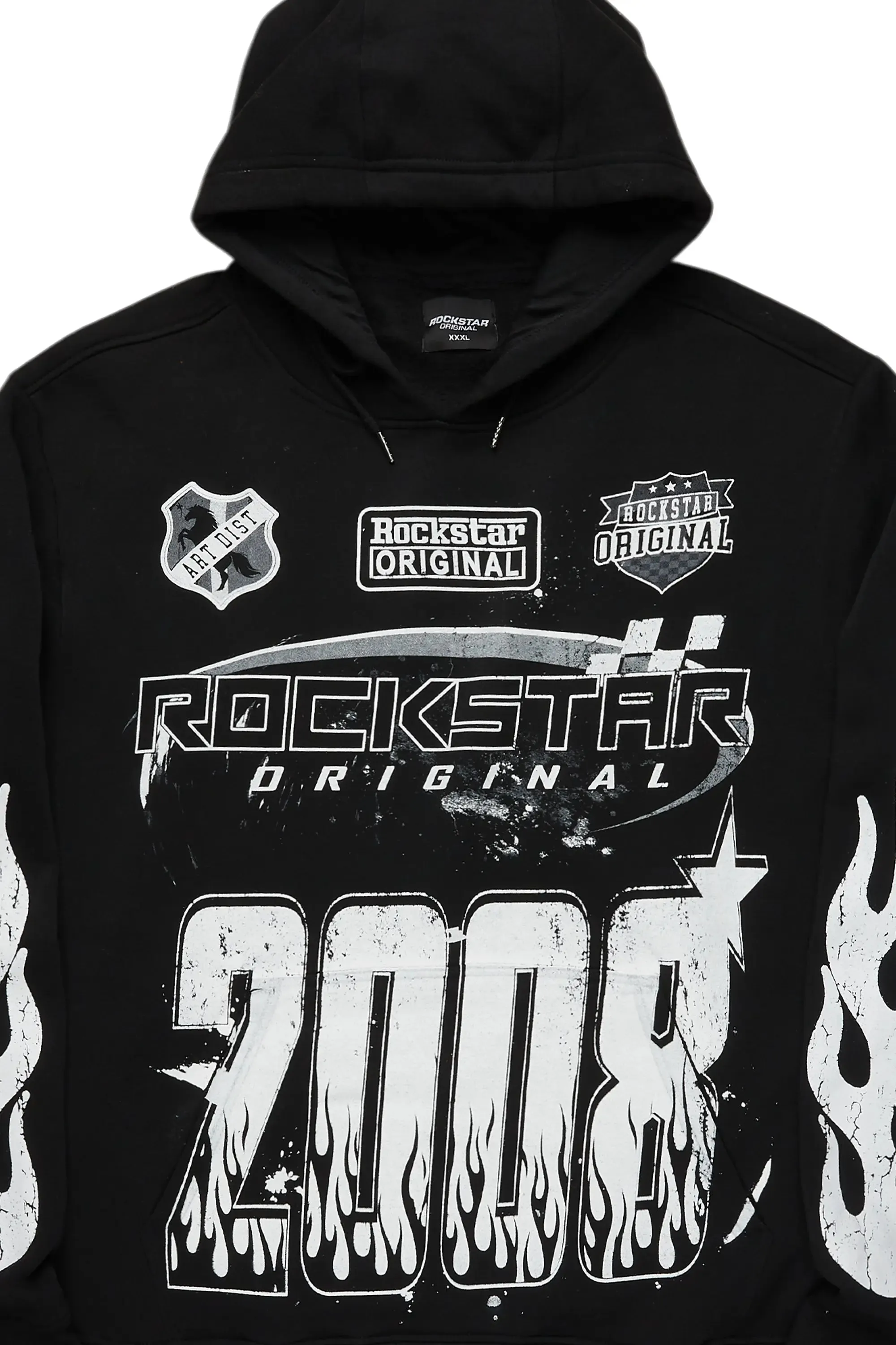 Amos Black Graphic Hoodie sold by Rockstar Original product image thumbnail 2