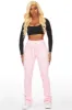 Savannah Pink Super Stacked Track Pant sold by Rockstar Original