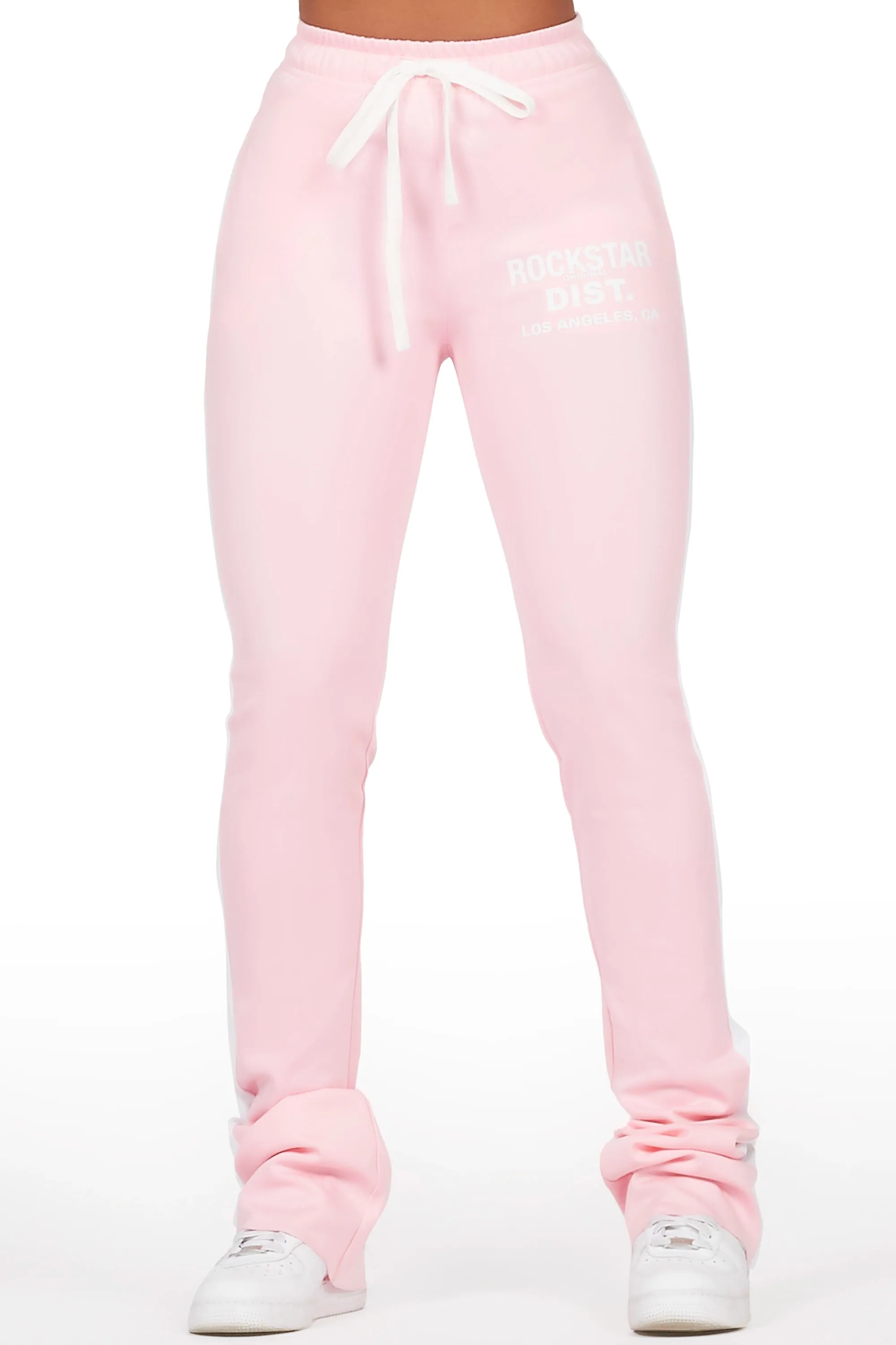 Savannah Pink Super Stacked Track Pant sold by Rockstar Original product image thumbnail 3