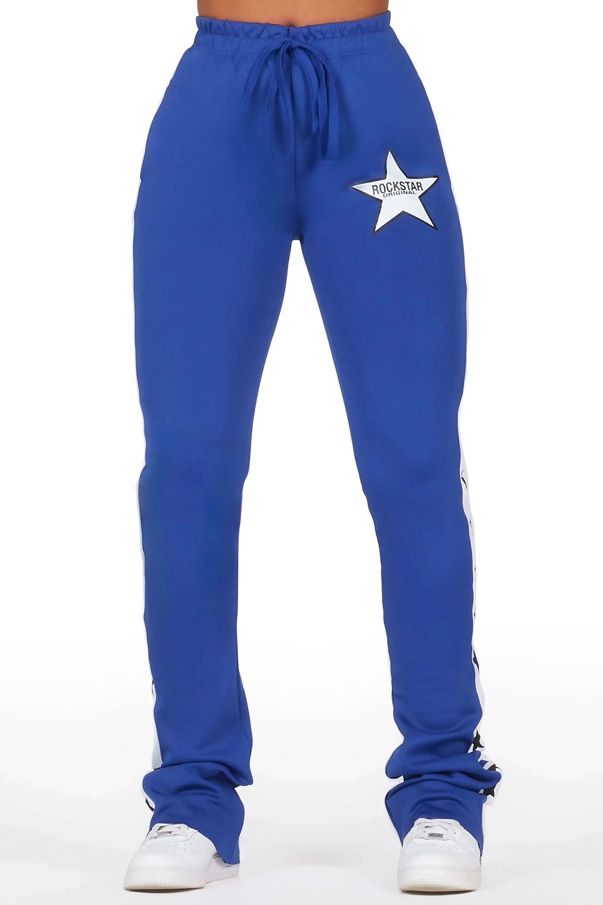 Kevona Blue Super Stacked Track Pant sold by Rockstar Original product image thumbnail 3