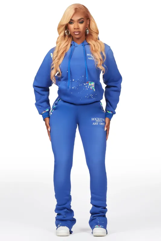 Nevaeh Royal Blue Super Stacked Trackset sold by Rockstar Original