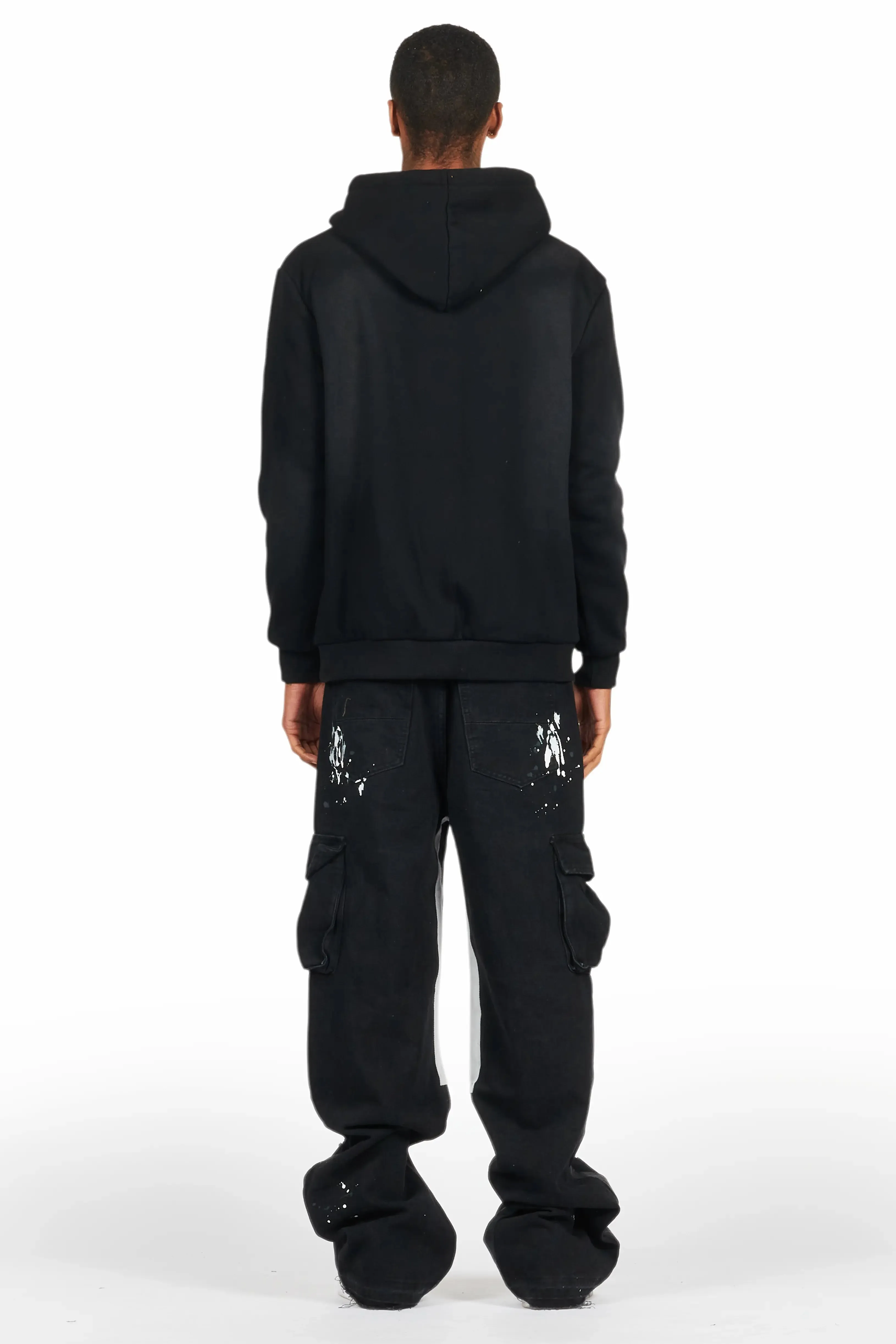 Dubaku Black Baggy Fit Jean sold by Rockstar Original product image thumbnail 5