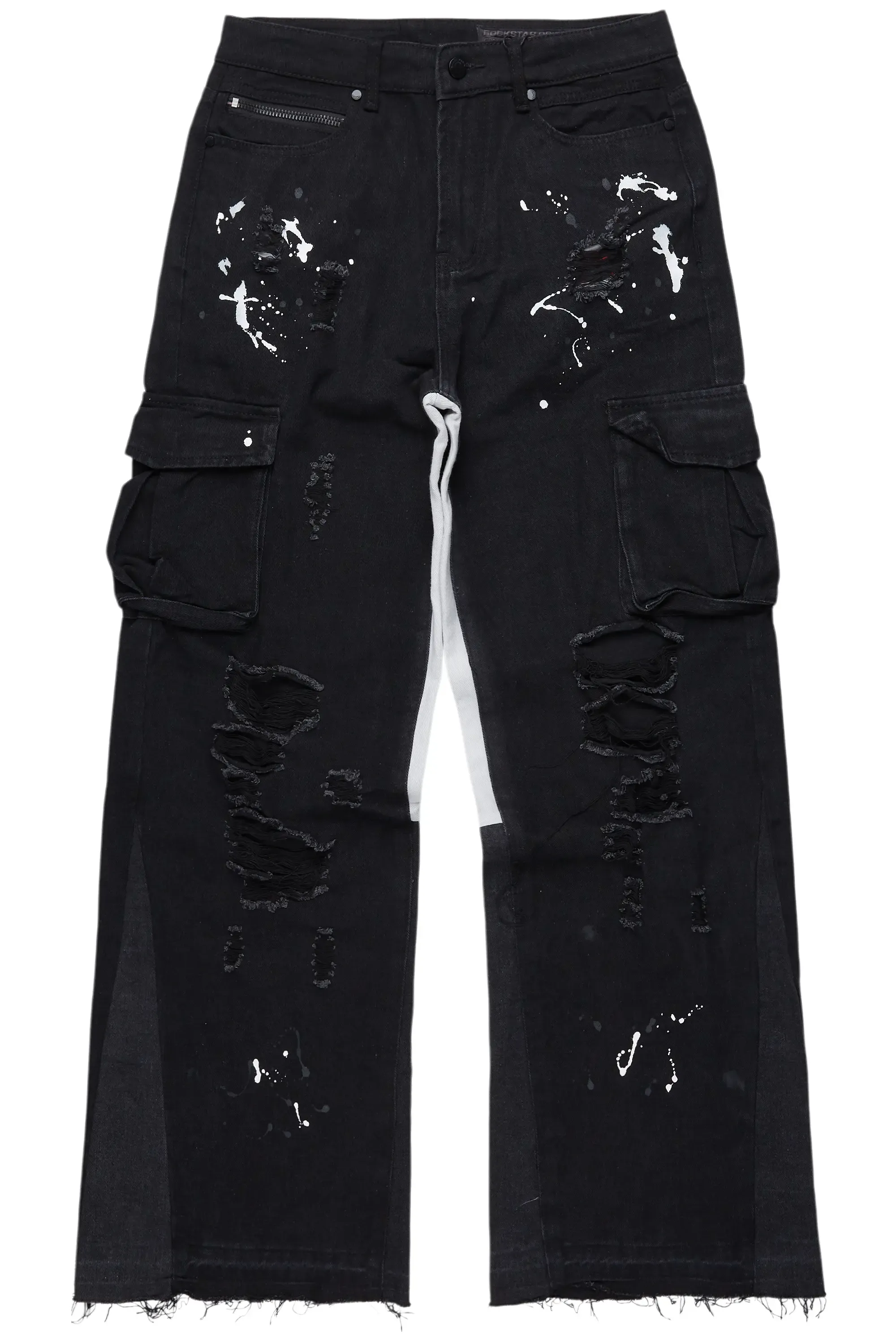 Dubaku Black Baggy Fit Jean sold by Rockstar Original product image thumbnail 2
