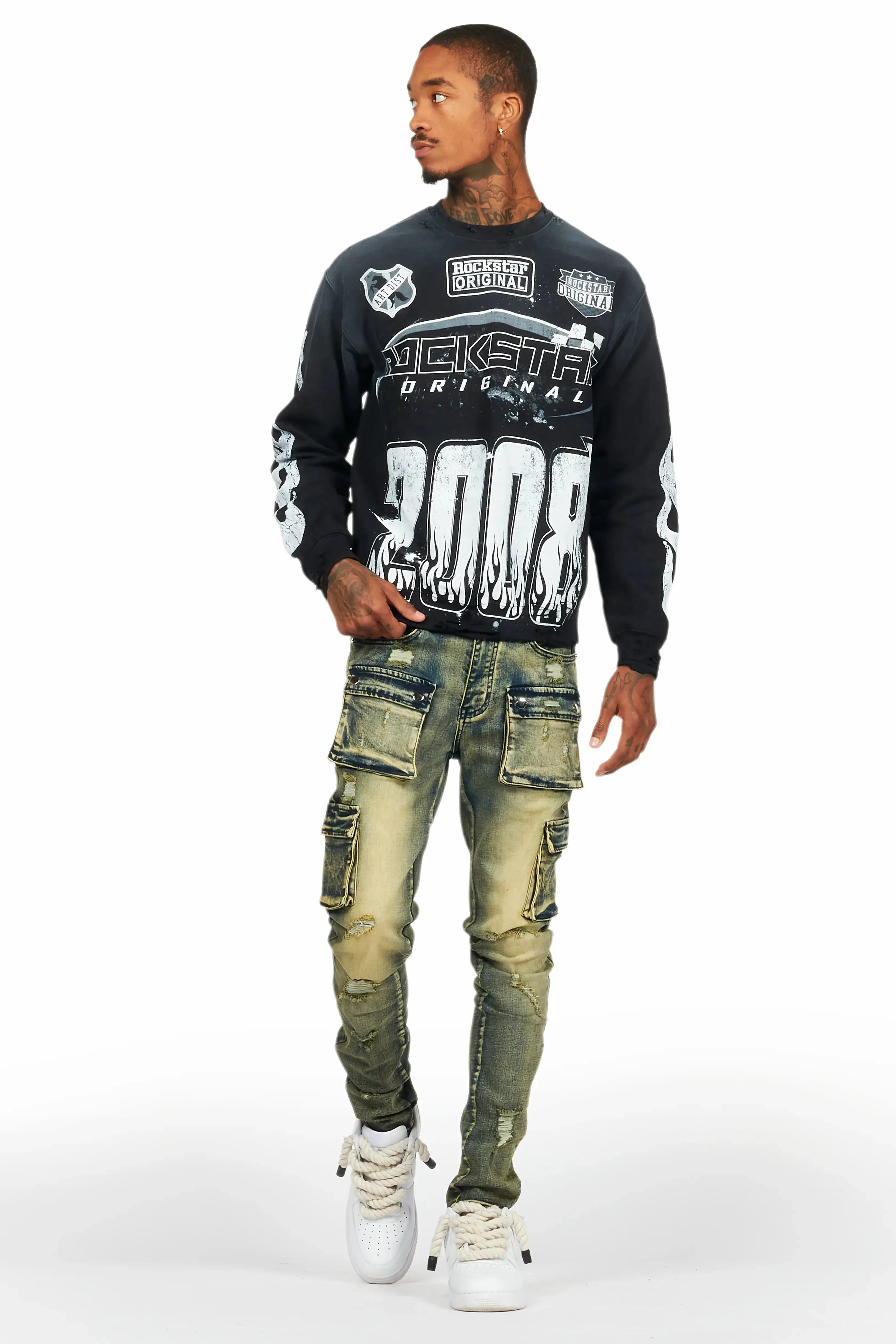 Kap Tint Wash Cargo Jean sold by Rockstar Original product image thumbnail 3