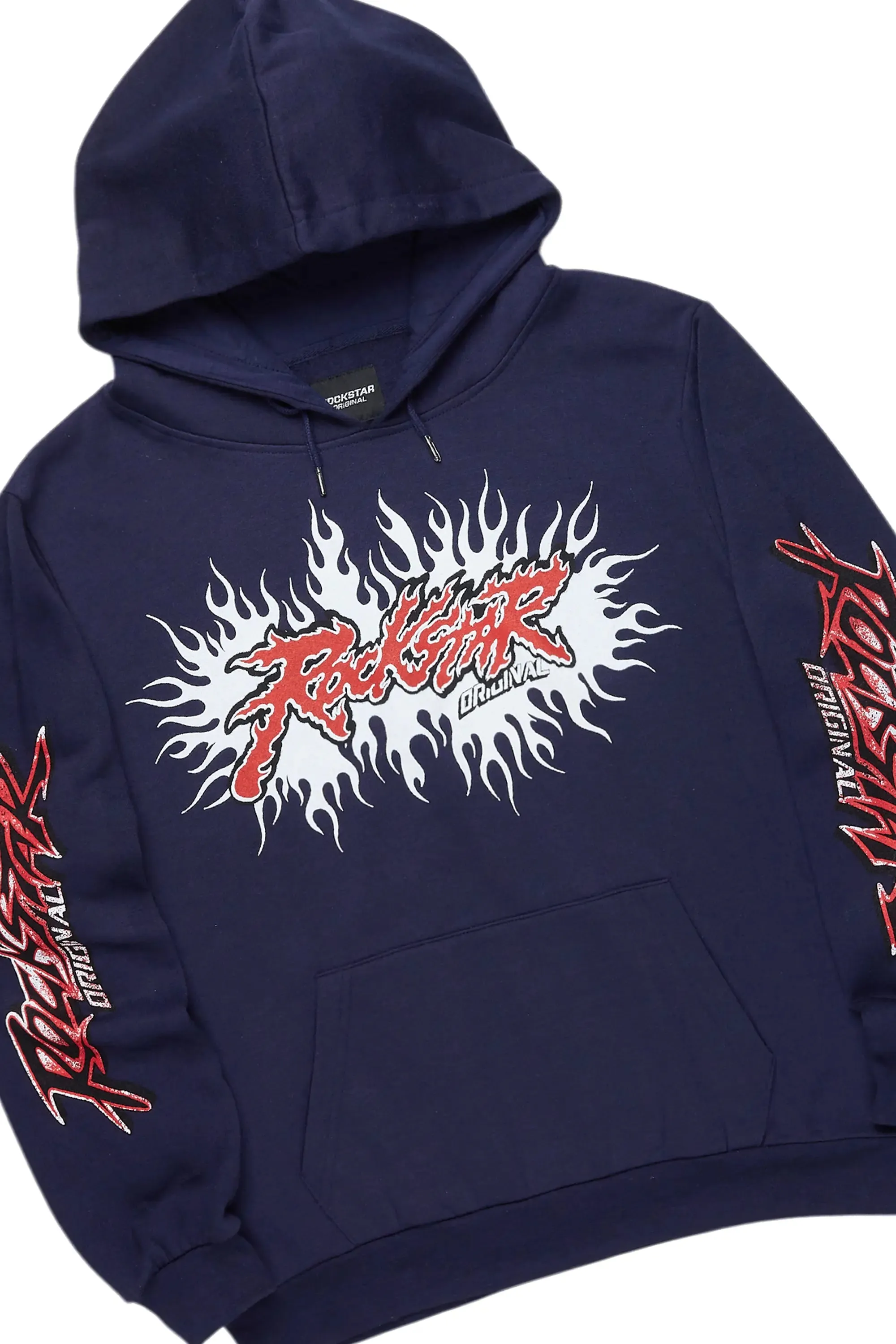 Tidus Navy Hoodie Baggy Fit Pant Track Set sold by Rockstar Original product image thumbnail 2