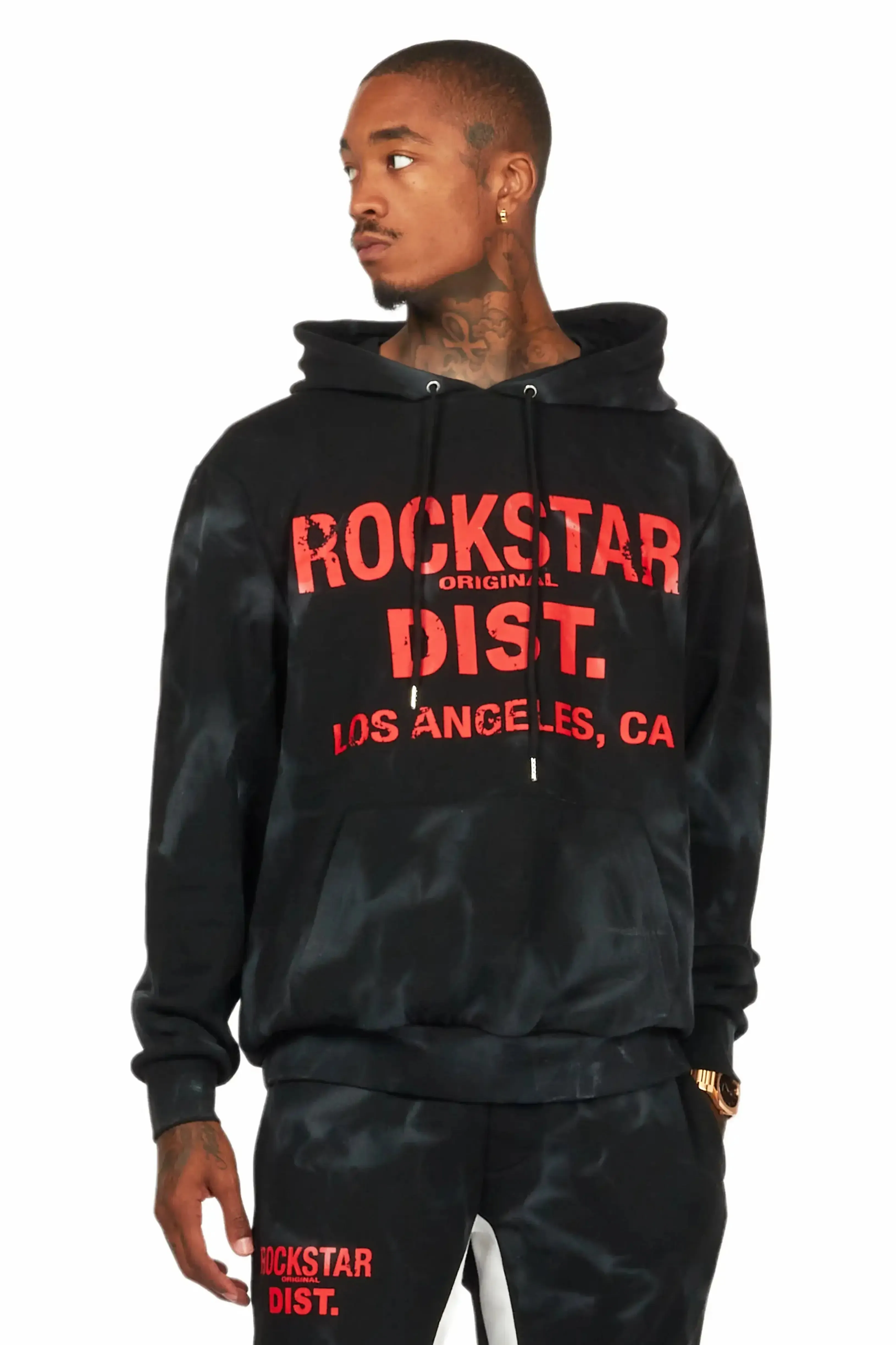Nelly Black/Red Graphic Hoodie sold by Rockstar Original
