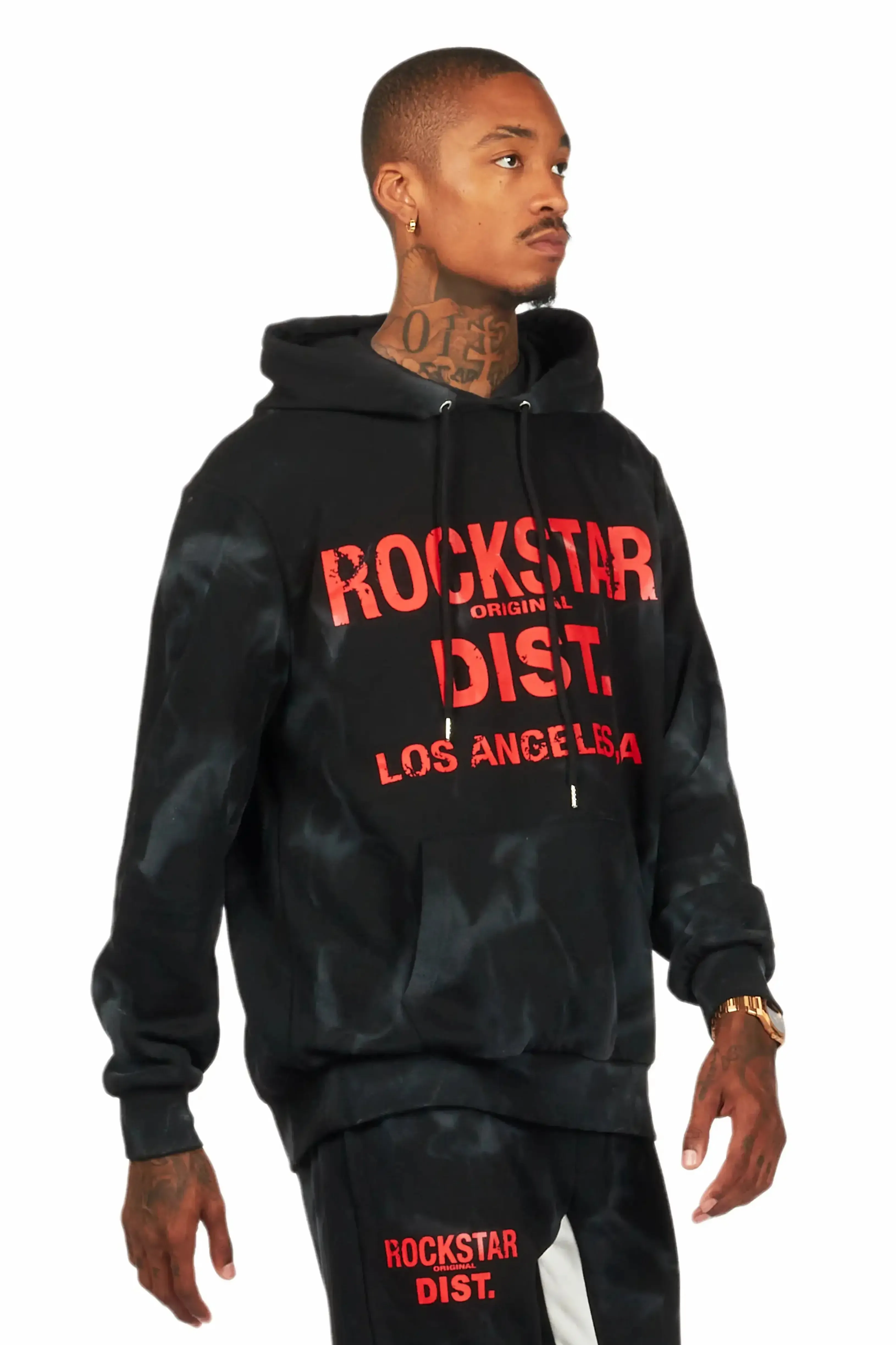 Nelly Black/Red Graphic Hoodie sold by Rockstar Original product image thumbnail 5