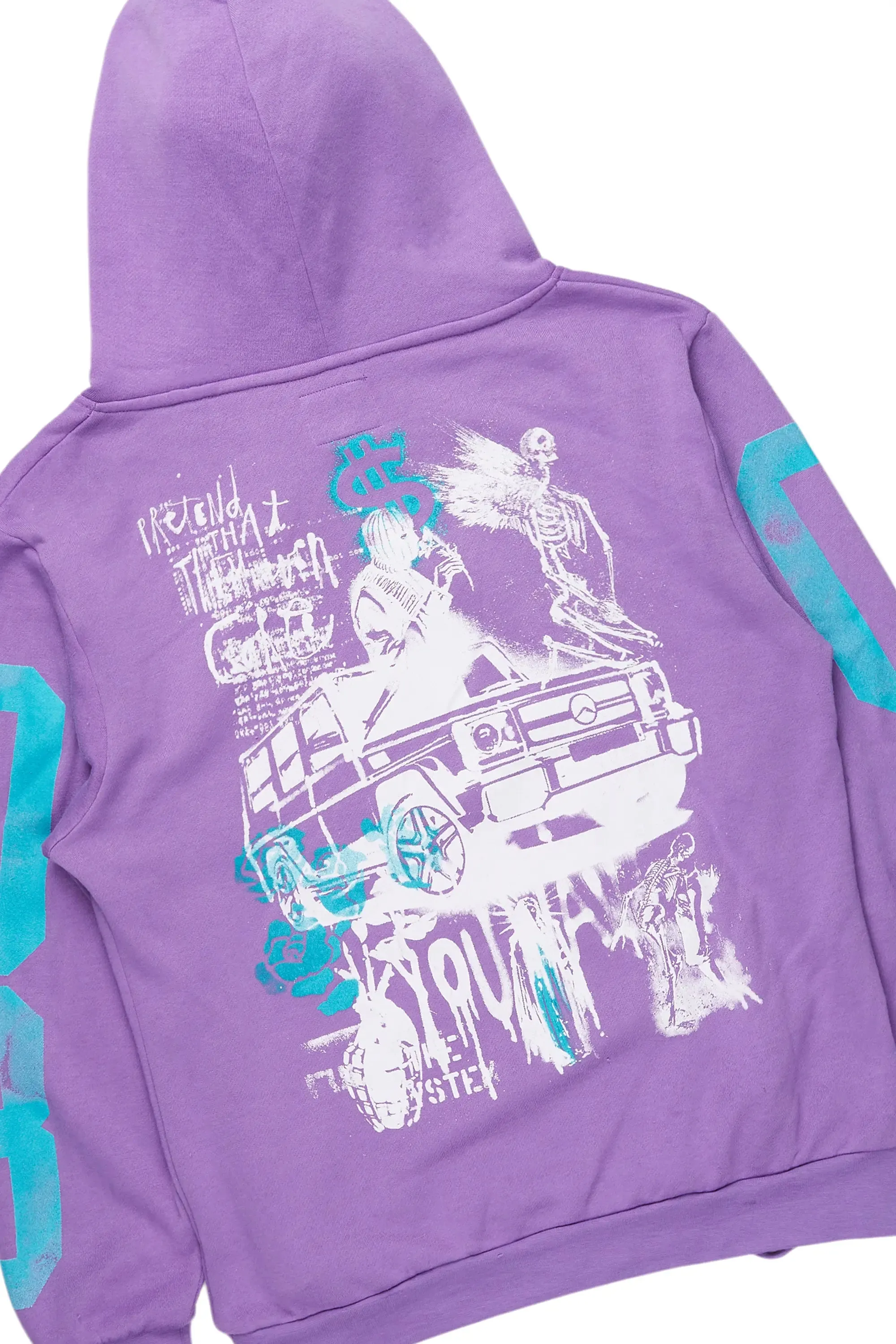 Grill Purple Hoodie/Baggy Fit Jean Bundle sold by Rockstar Original product image thumbnail 3