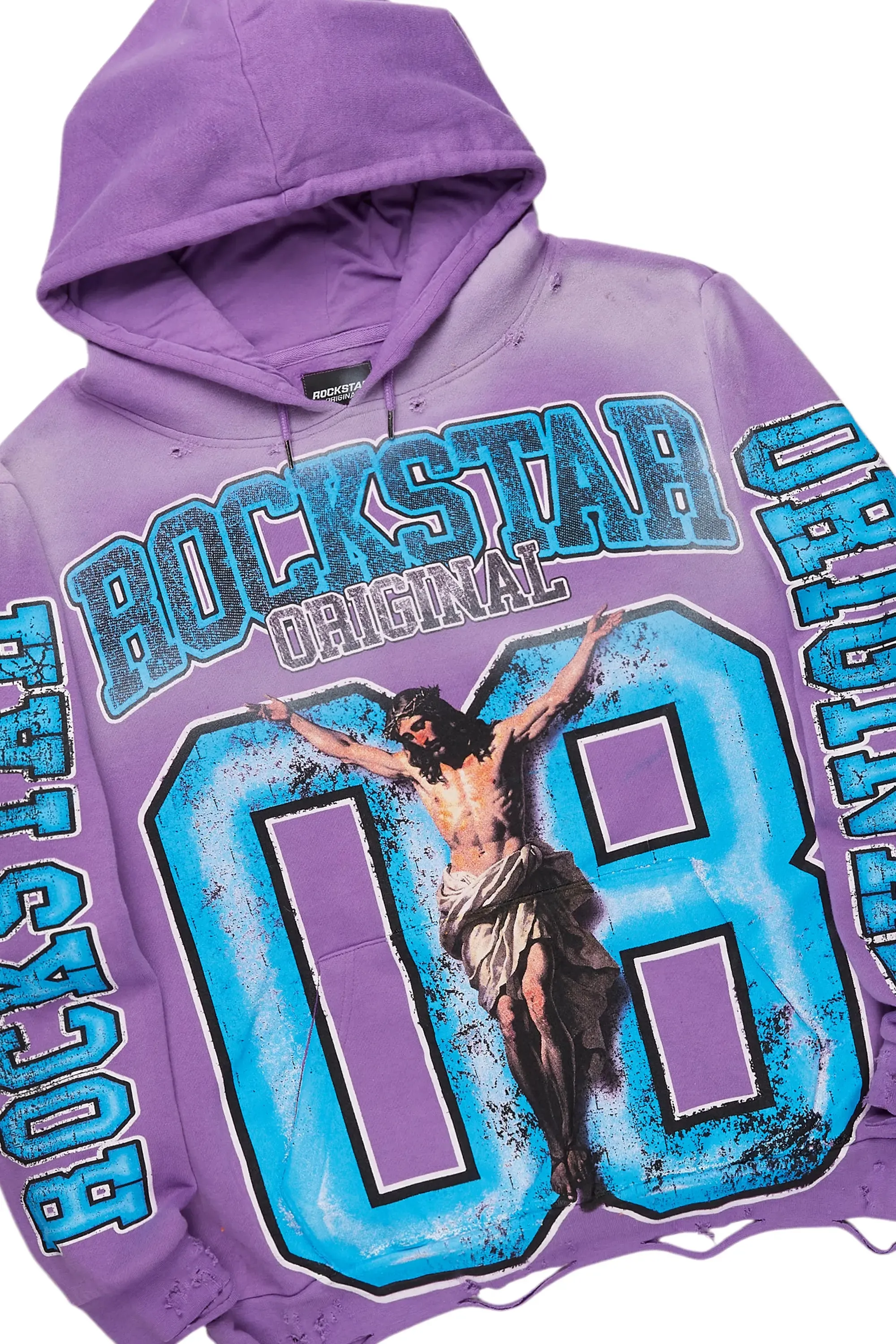 Fields Purple Hoodie/Stacked Flare Jean Bundle sold by Rockstar Original product image thumbnail 2