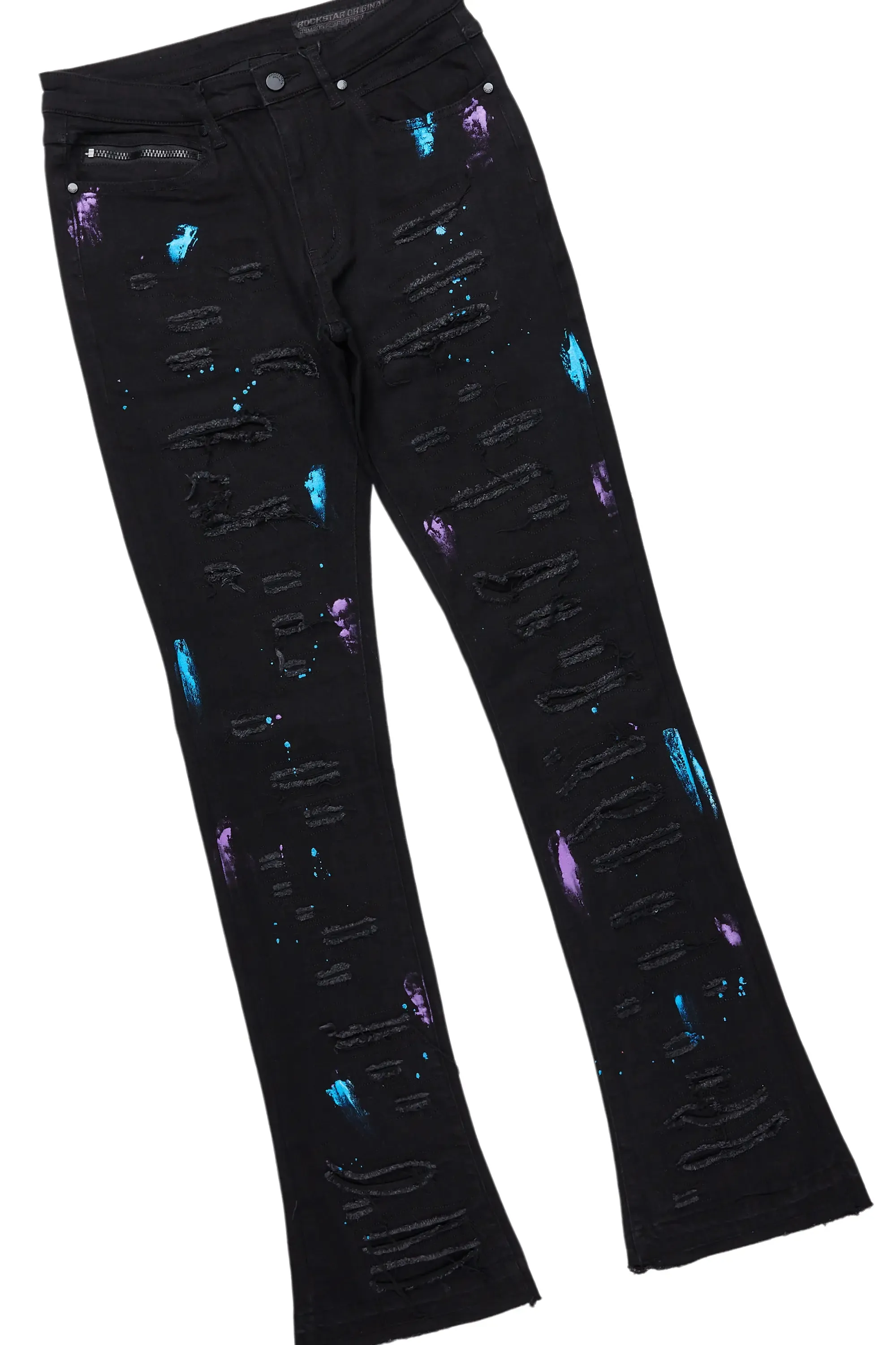 Fields Purple Hoodie/Stacked Flare Jean Bundle sold by Rockstar Original product image thumbnail 4