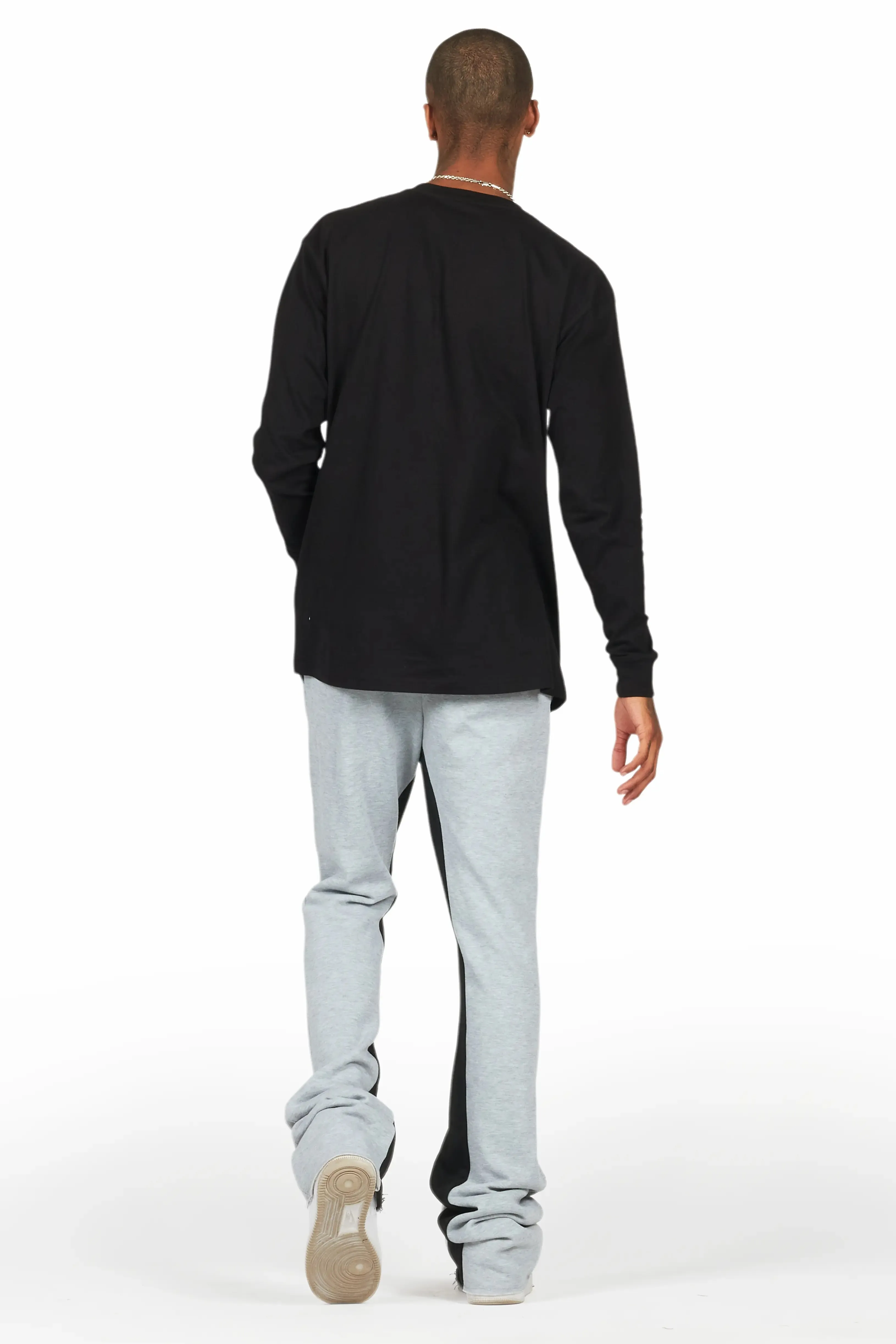 Briggs Black/Grey Long Sleeve T-Shirt/Baggy Pant Set sold by Rockstar Original product image thumbnail 4